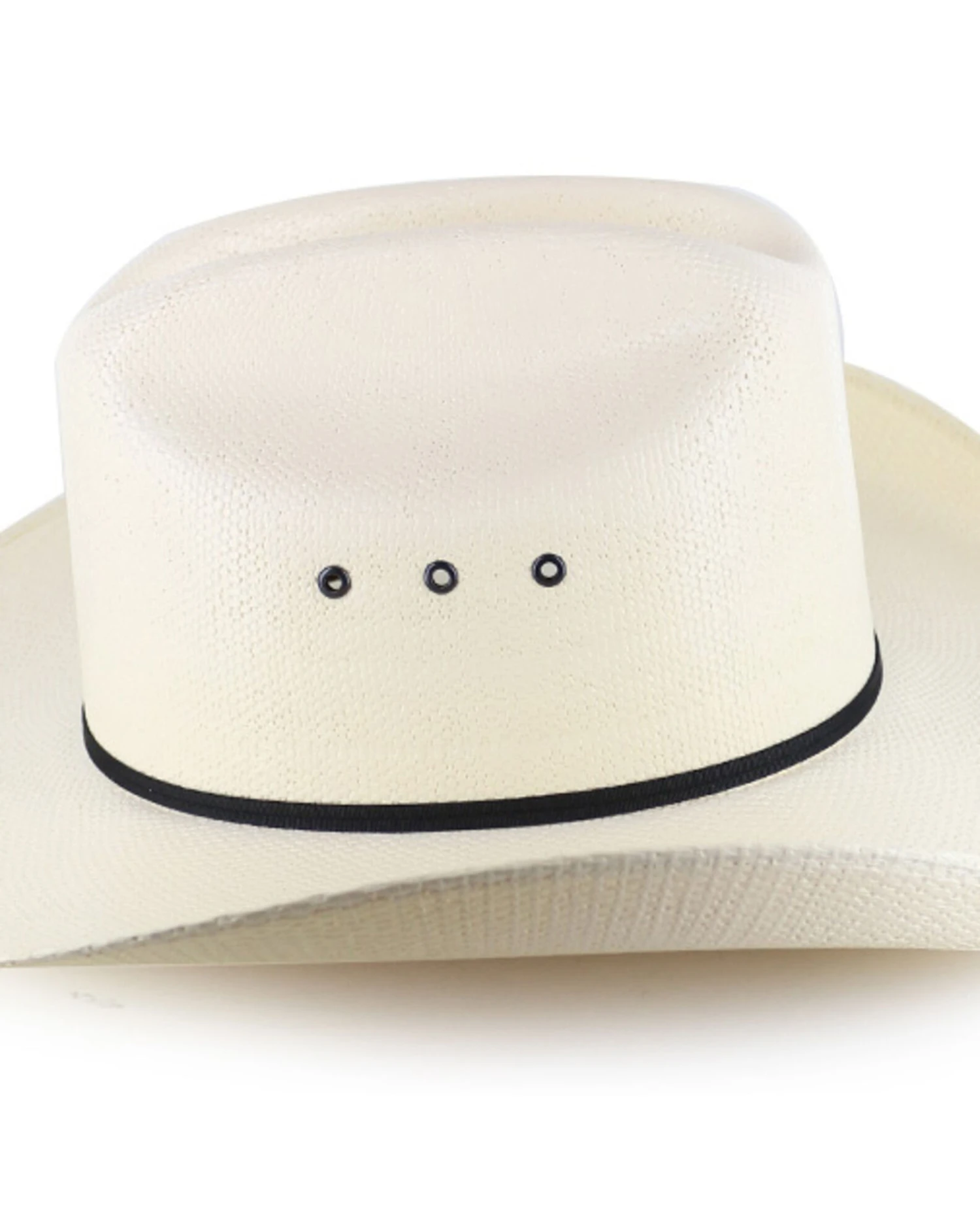 Cody James® Men's Black Tie Straw Hat - Image 2