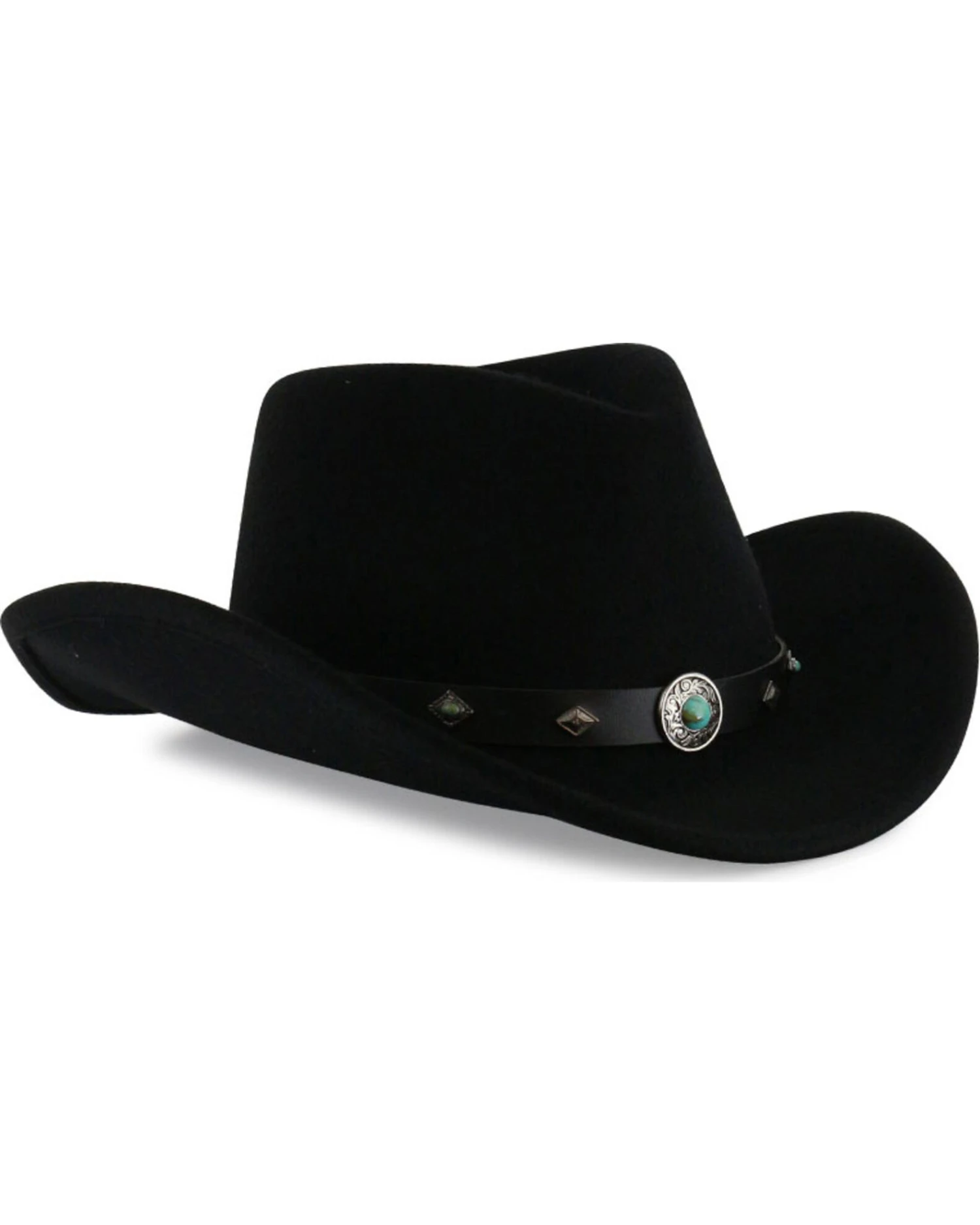Cody James Men's Santa Ana Black Wool Felt Hat