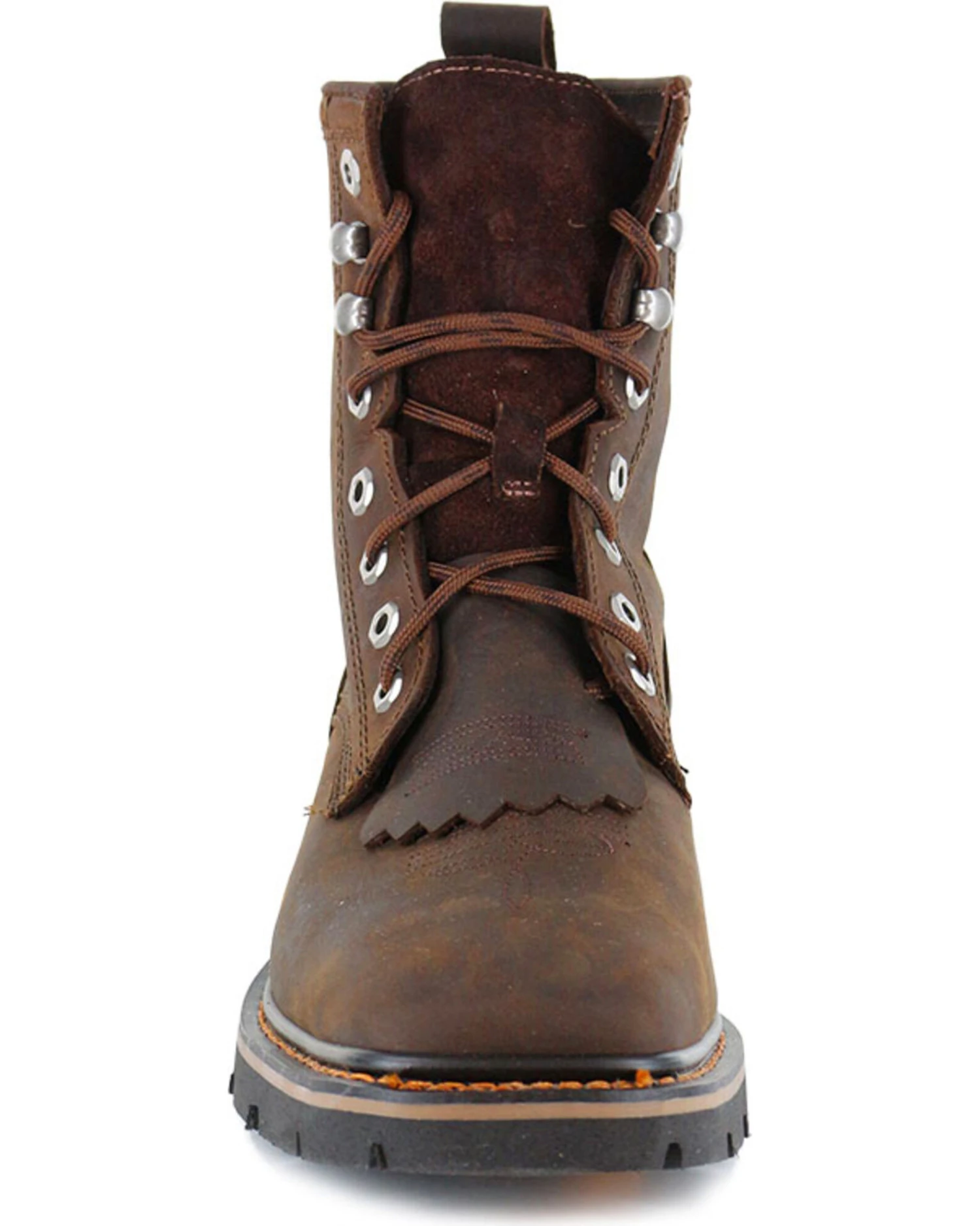 Cody James Men's Lace-Up Kiltie Work Boots - Soft Toe - Image 3