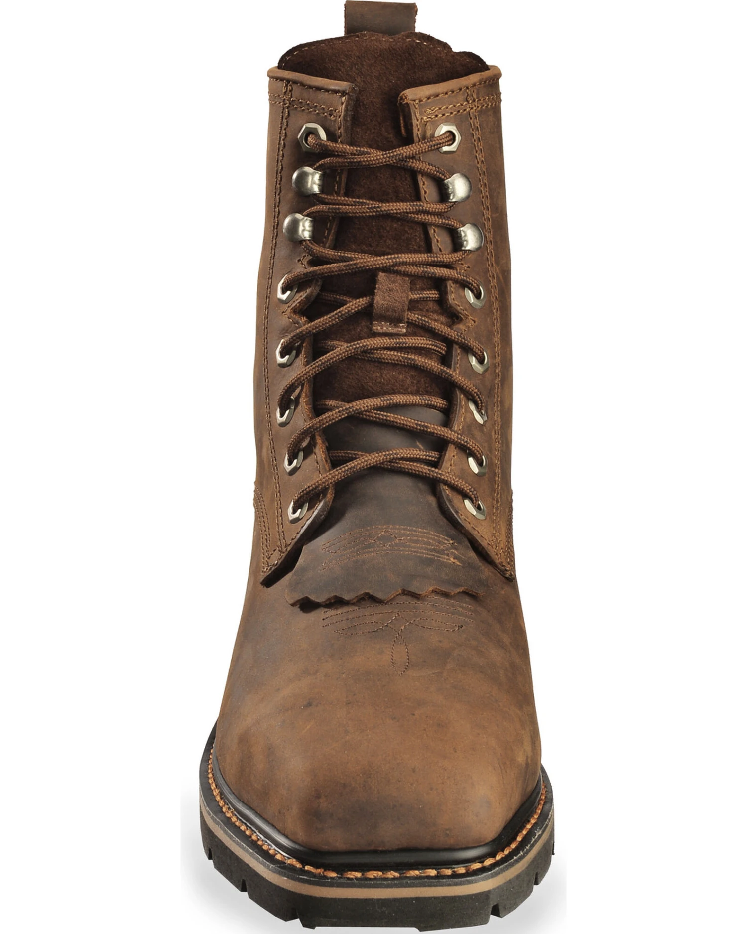 Cody James Men's 8" Lace-Up Kiltie Work Boots - Composite Toe - Image 3
