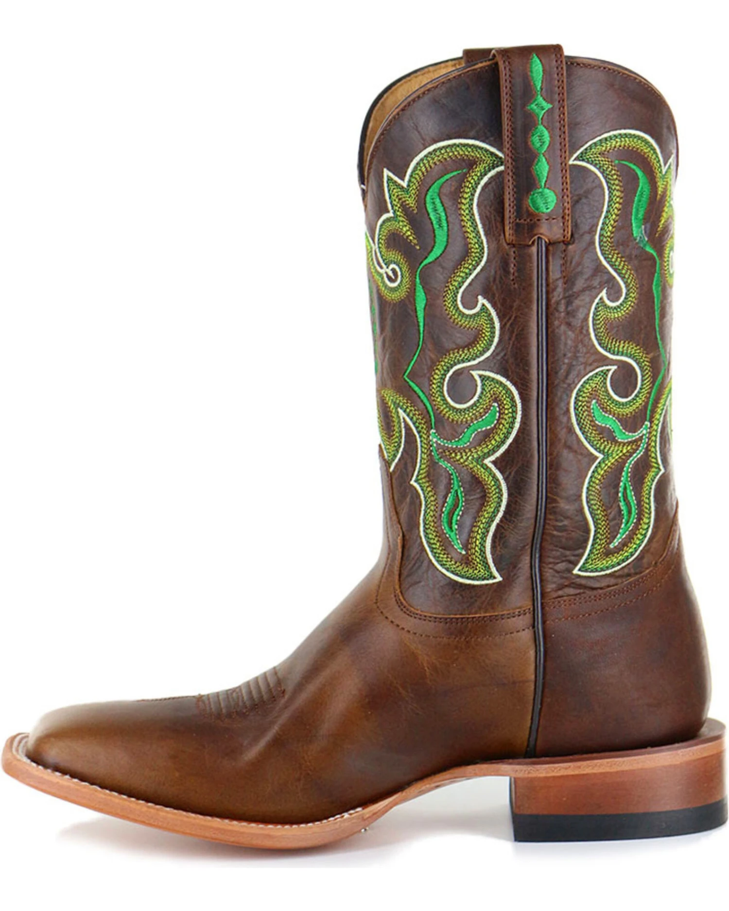 Cody James Men's Damiano Embroidered Western Boots - Broad Square Toe - Image 5