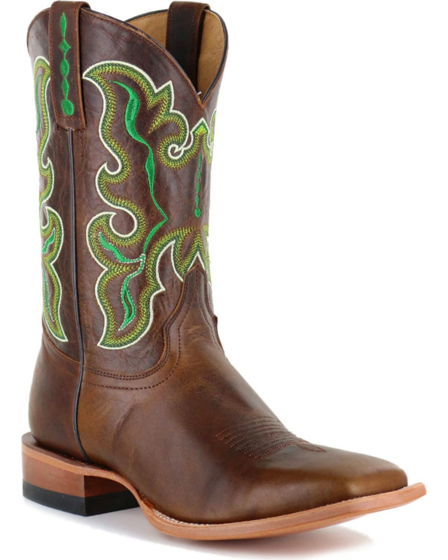 Cody James Men's Damiano Embroidered Western Boots - Broad Square Toe - Image 3