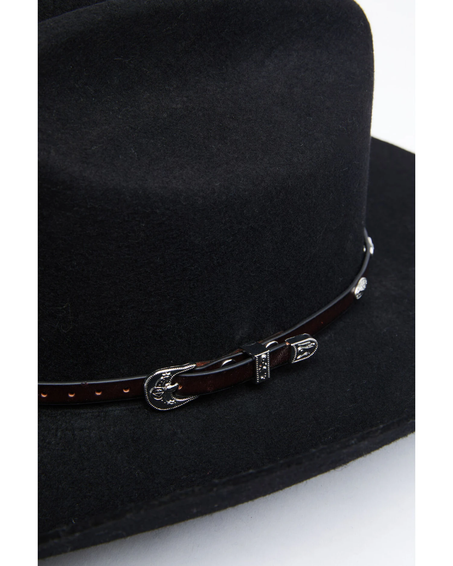 Cody James Men's Oval Silver Concho Hat Band - Image 2