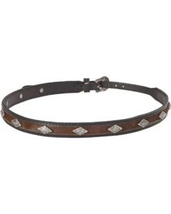 Cody James Diamond Studded Horsehair Hat Band