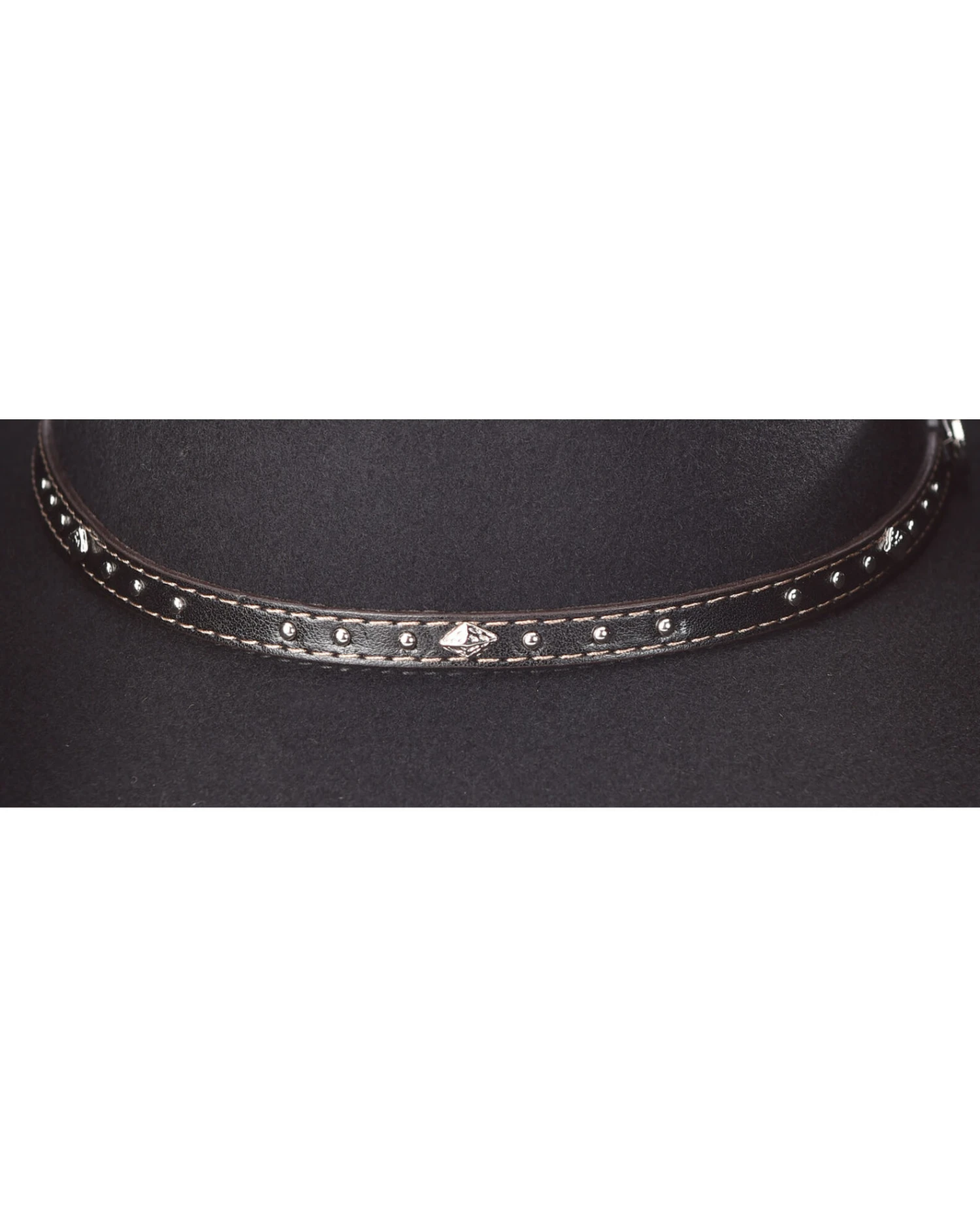 Cody James Men's Black Felt Pinch Front Western Hat - Image 2