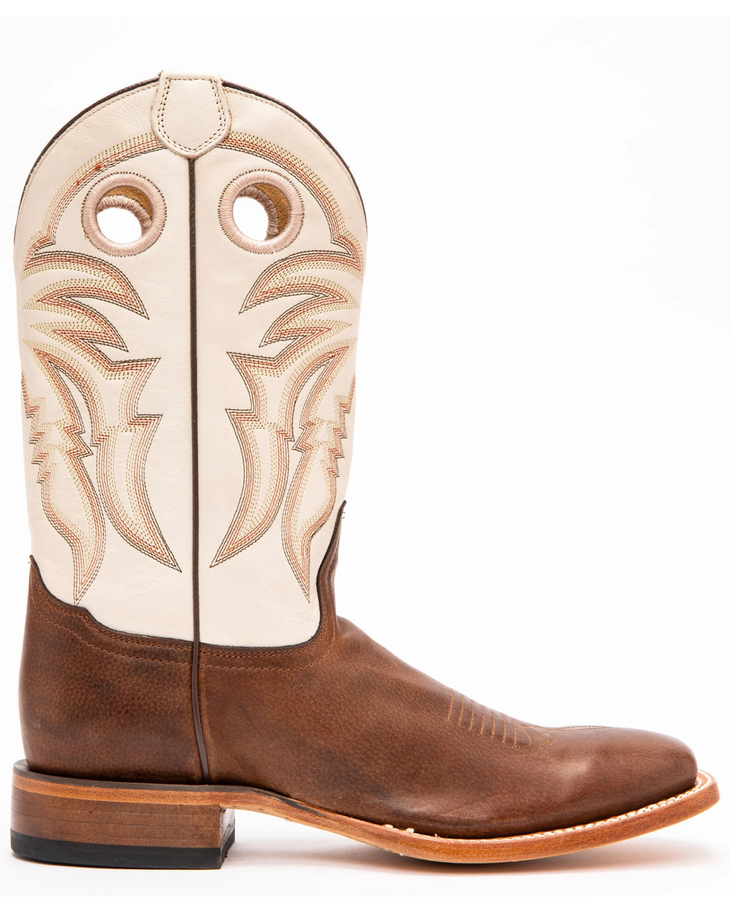 Cody James Men's Leather Western Boots - Broad Square Toe - Image 5