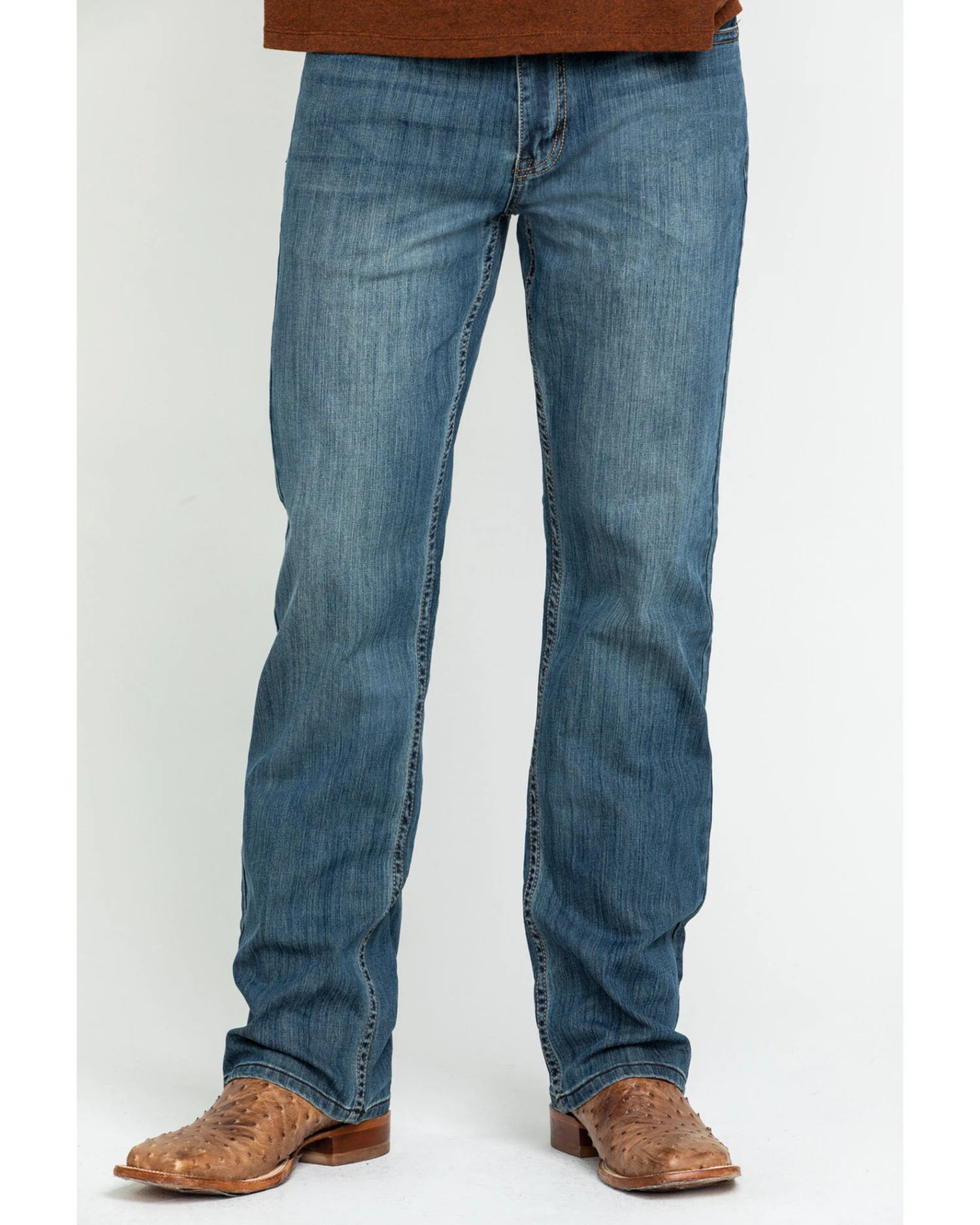 Cody James Men's Bozeman Medium Wash Stretch Slim Bootcut Jeans - Image 2