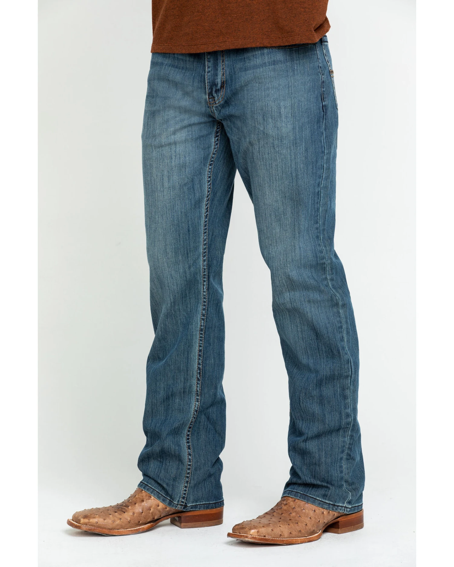 Cody James Men's Bozeman Medium Wash Stretch Slim Bootcut Jeans - Image 3