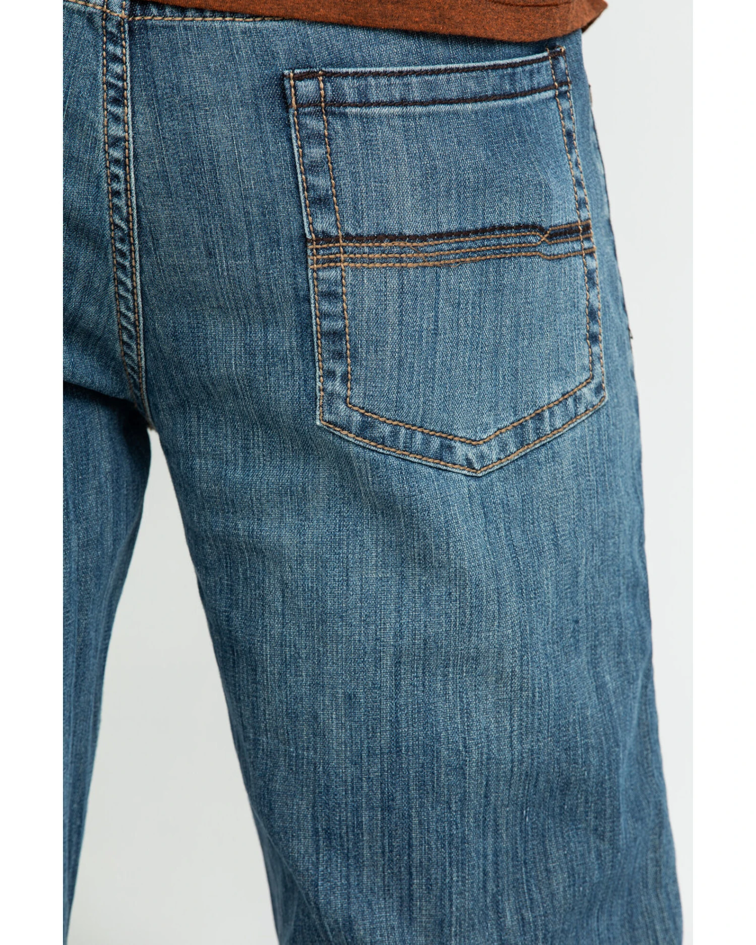 Cody James Men's Bozeman Medium Wash Stretch Slim Bootcut Jeans - Image 4