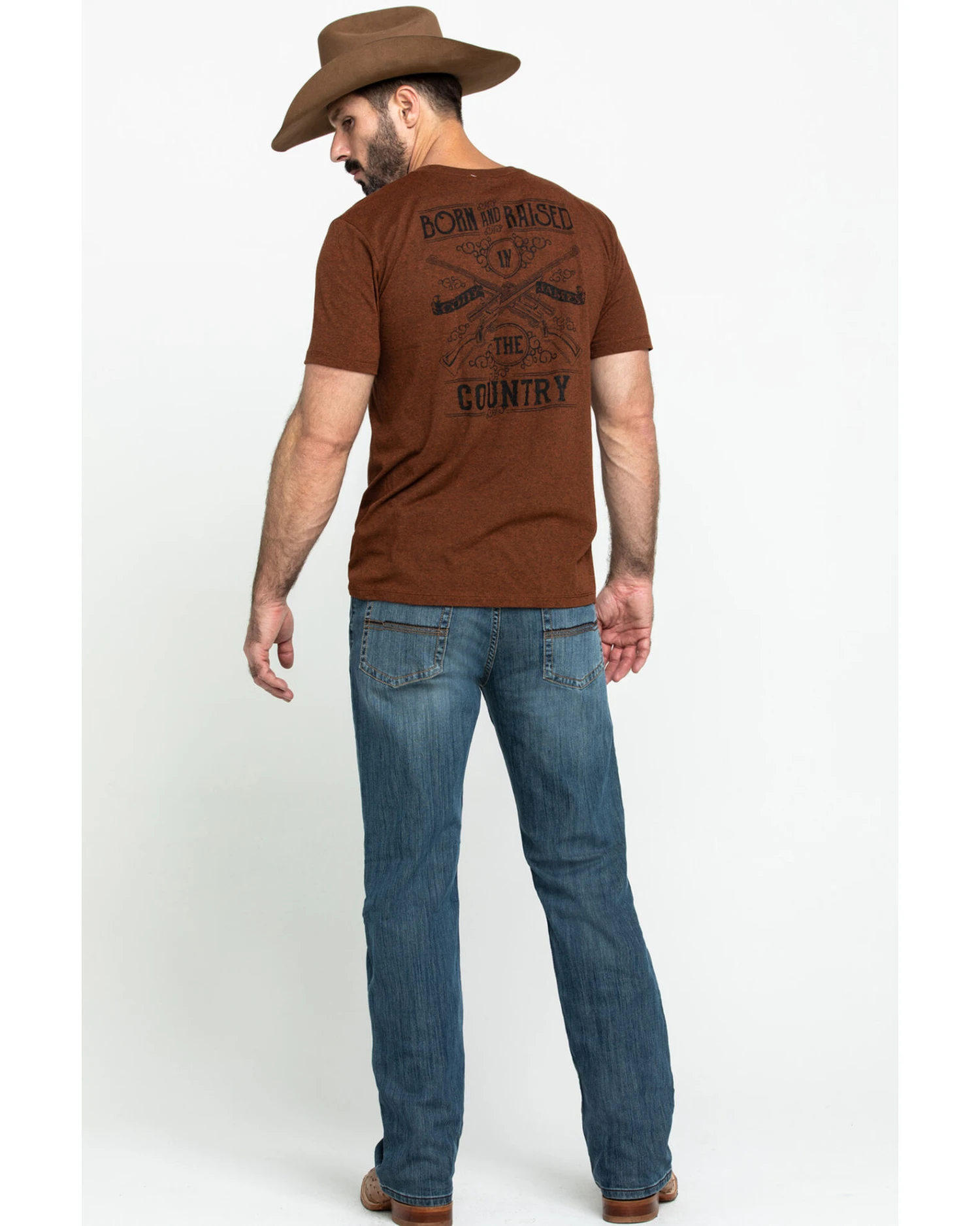 Cody James Men's Bozeman Medium Wash Stretch Slim Bootcut Jeans - Image 5