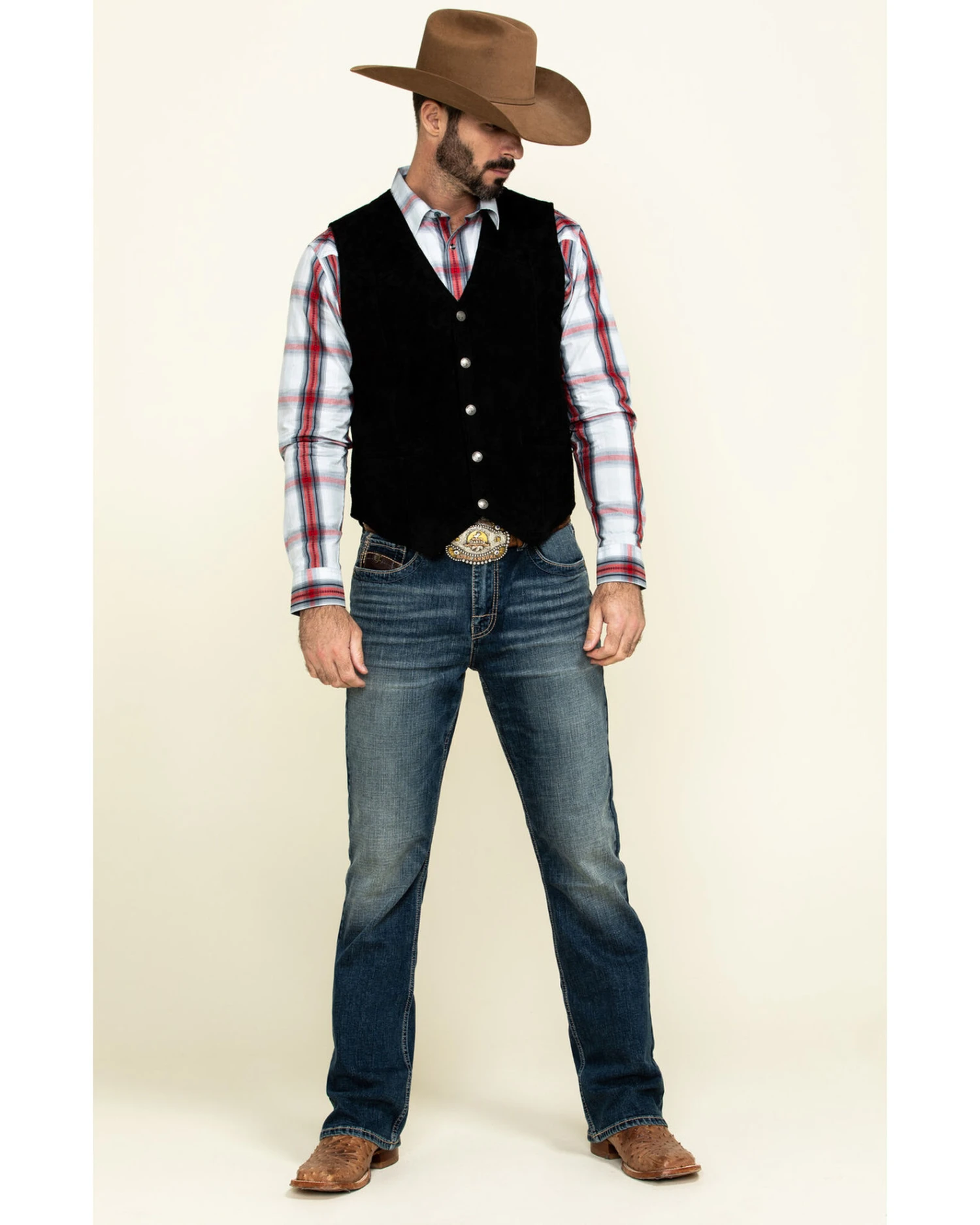 Cody James Men's Angus Suede VestĀ - Image 6