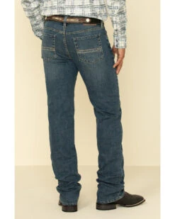 Cody James Men's High Roller Stackable Stretch Straight Medium Wash JeansĀ