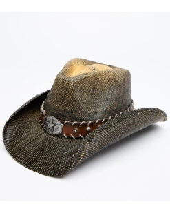 Cody James Men's Brown O John Bangor Straw Western HatÂ