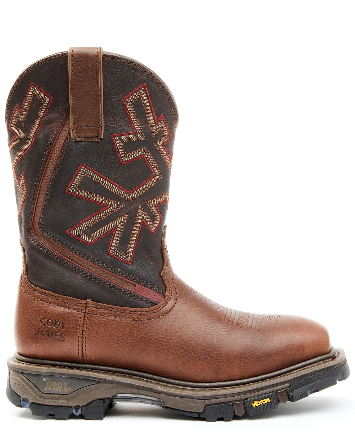 Cody James Men's ASE7 Decimator Western Work Boots - Composite Toe - Image 2