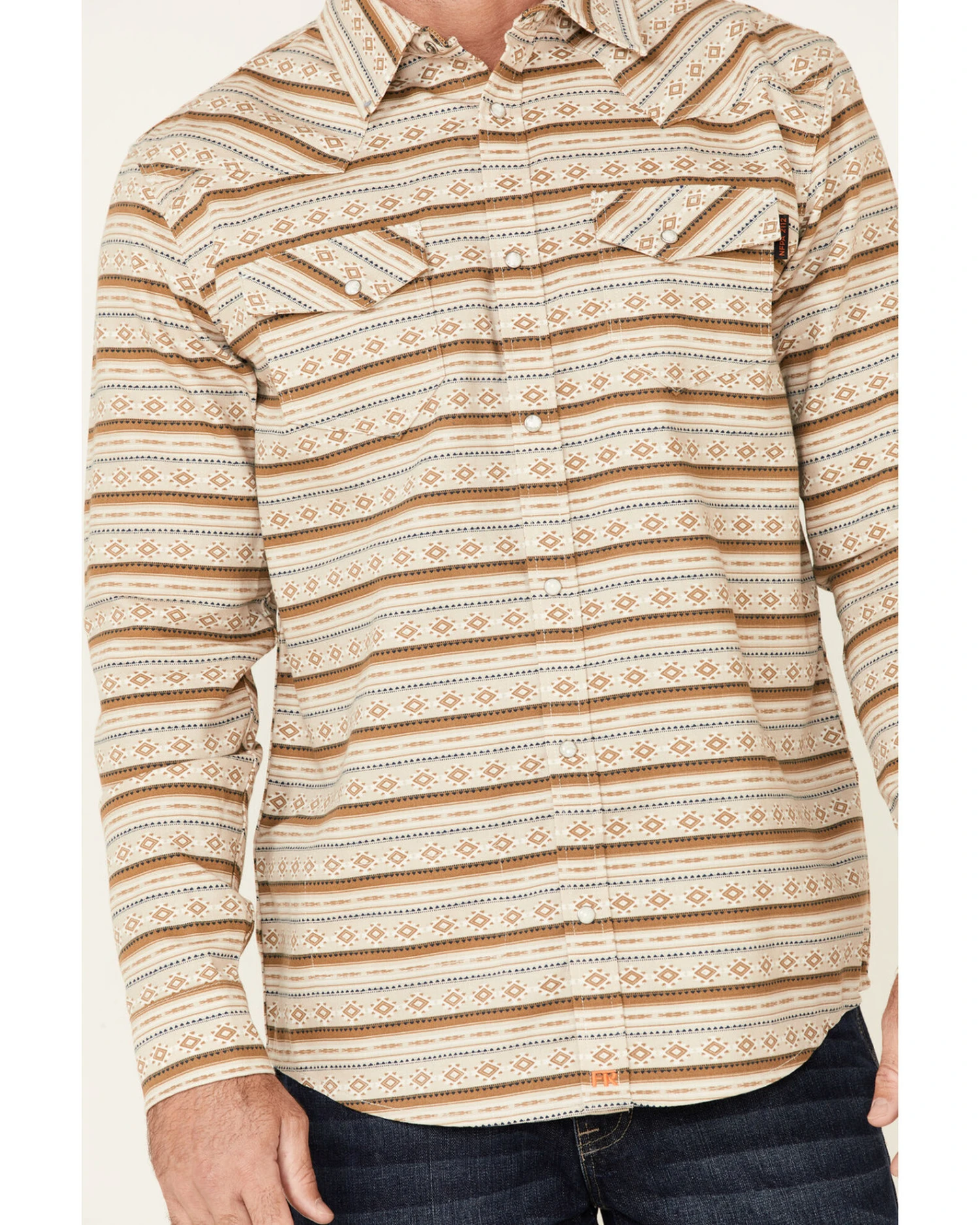 Cody James Men's FR Striped Long Sleeve Work Shirt - Image 3