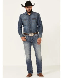 Cody James Core Men's Buster Stretch Medium Wash Slim Straight JeansĀ