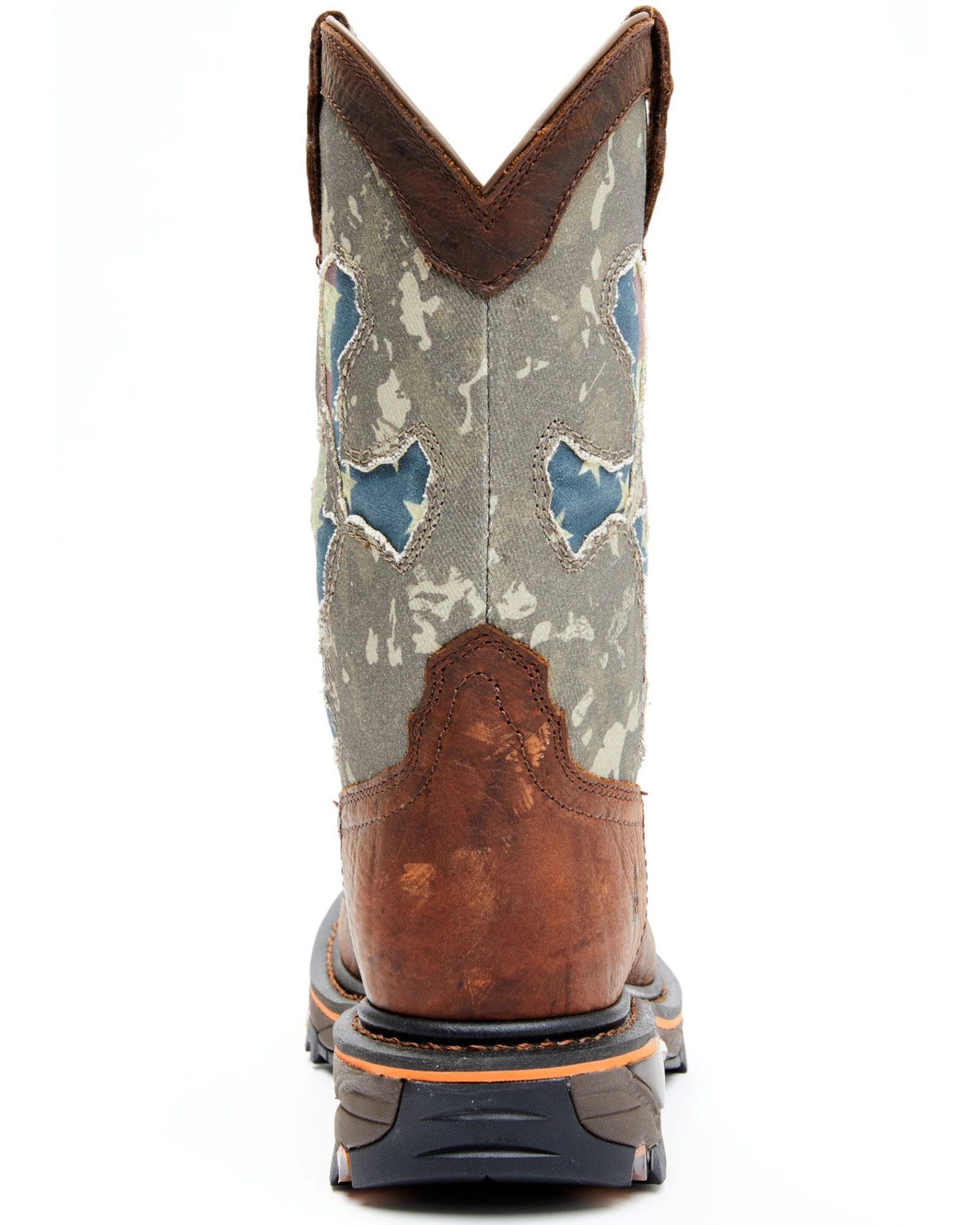 Cody James Men's Camo Decimator Western Work Boots - Soft Toe - Image 7