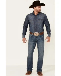 Cody James Men's Hide Out Med Stretch Stackable Straight JeansĀ