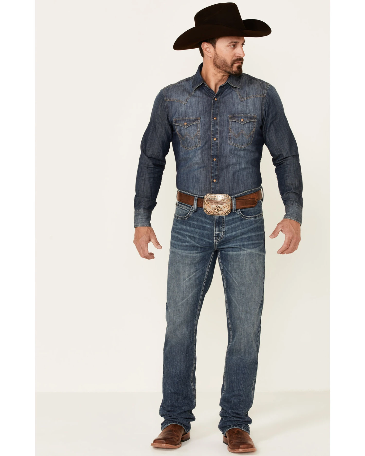 Cody James Men's Hide Out Med Stretch Stackable Straight JeansÂ