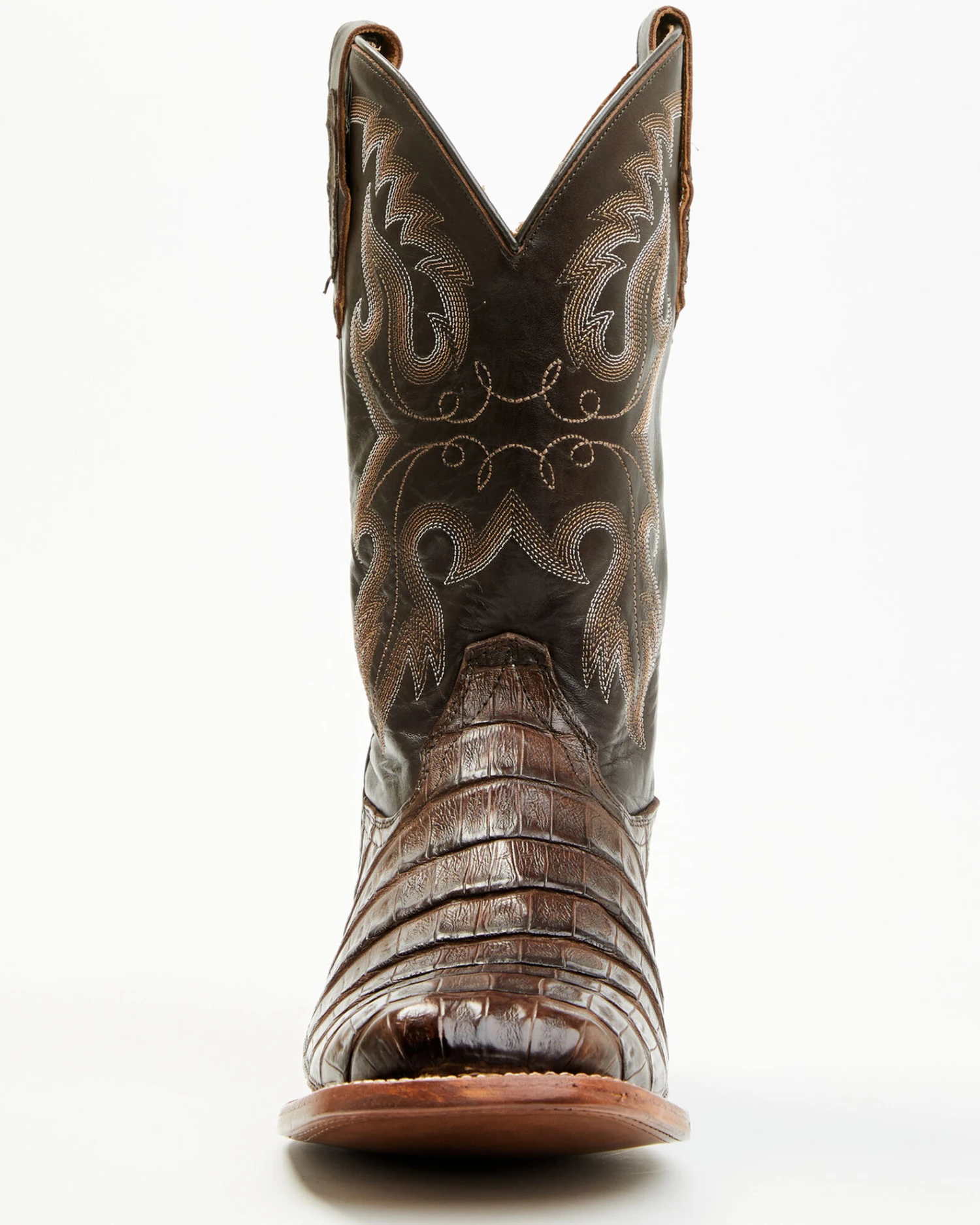 Cody James Men's Exotic Caiman Tail Skin Western Boots - Broad Square Toe - Image 7