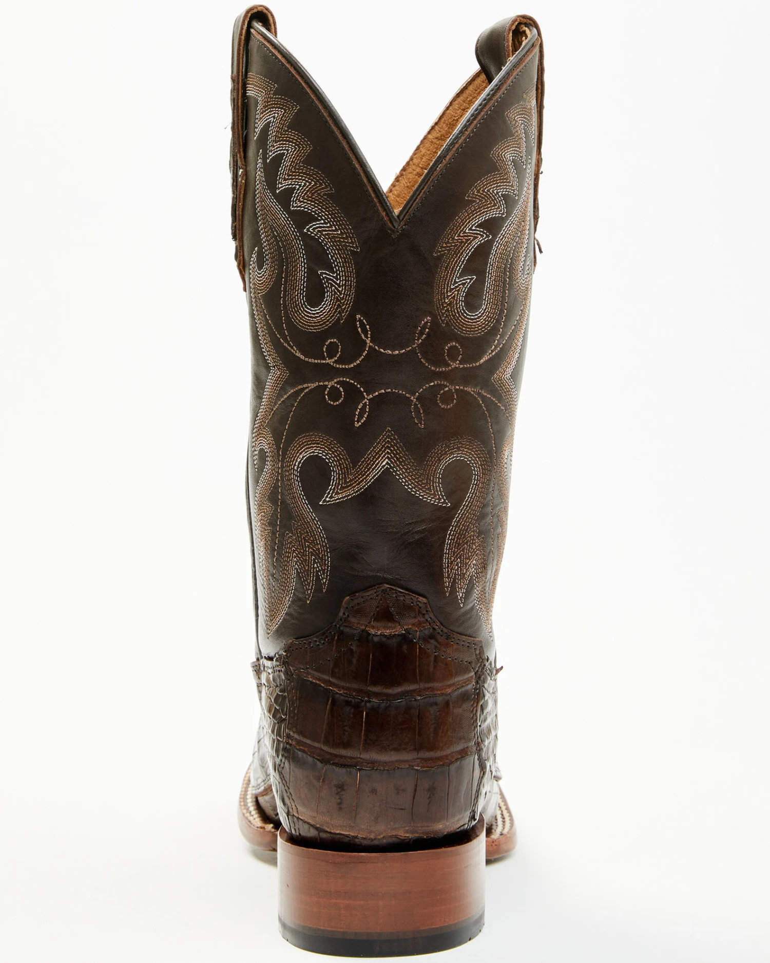 Cody James Men's Exotic Caiman Tail Skin Western Boots - Broad Square Toe - Image 5