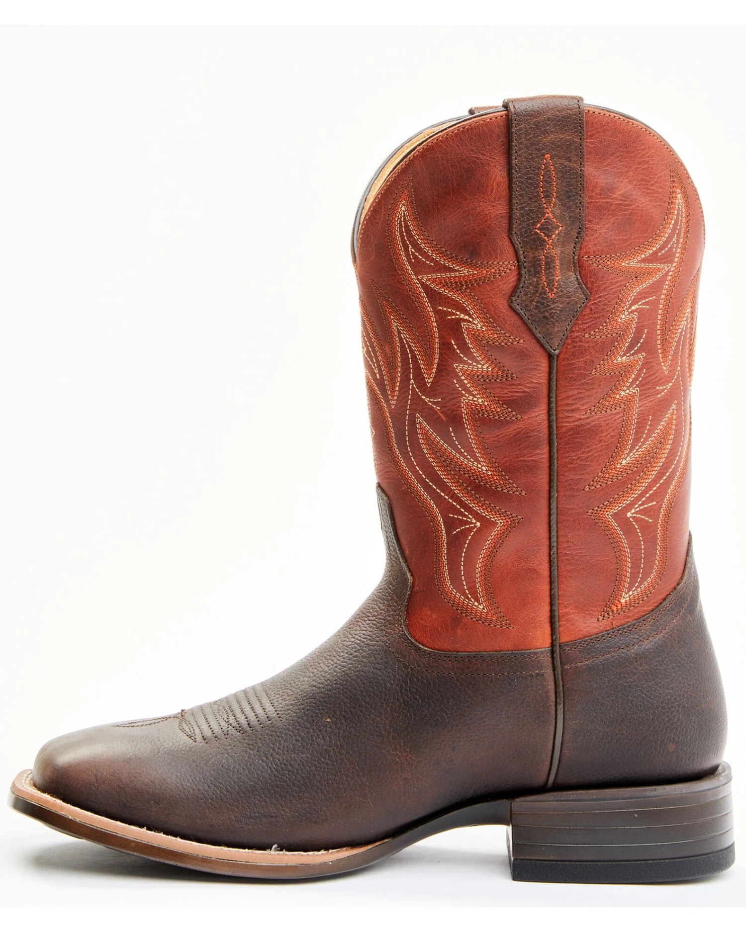 Cody James Men's Orange Hoverfly Performance Western Boots - Broad Square Toe - Image 7