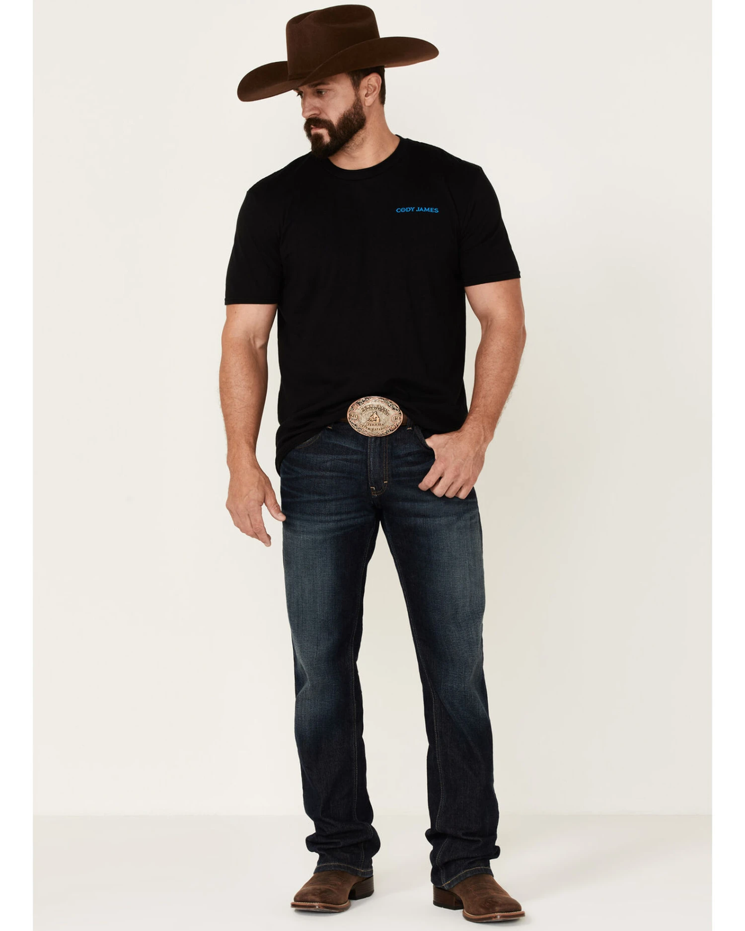 Cody James Men's Bourbon Beers Bandits Graphic Short Sleeve T-Shirt - Image 2