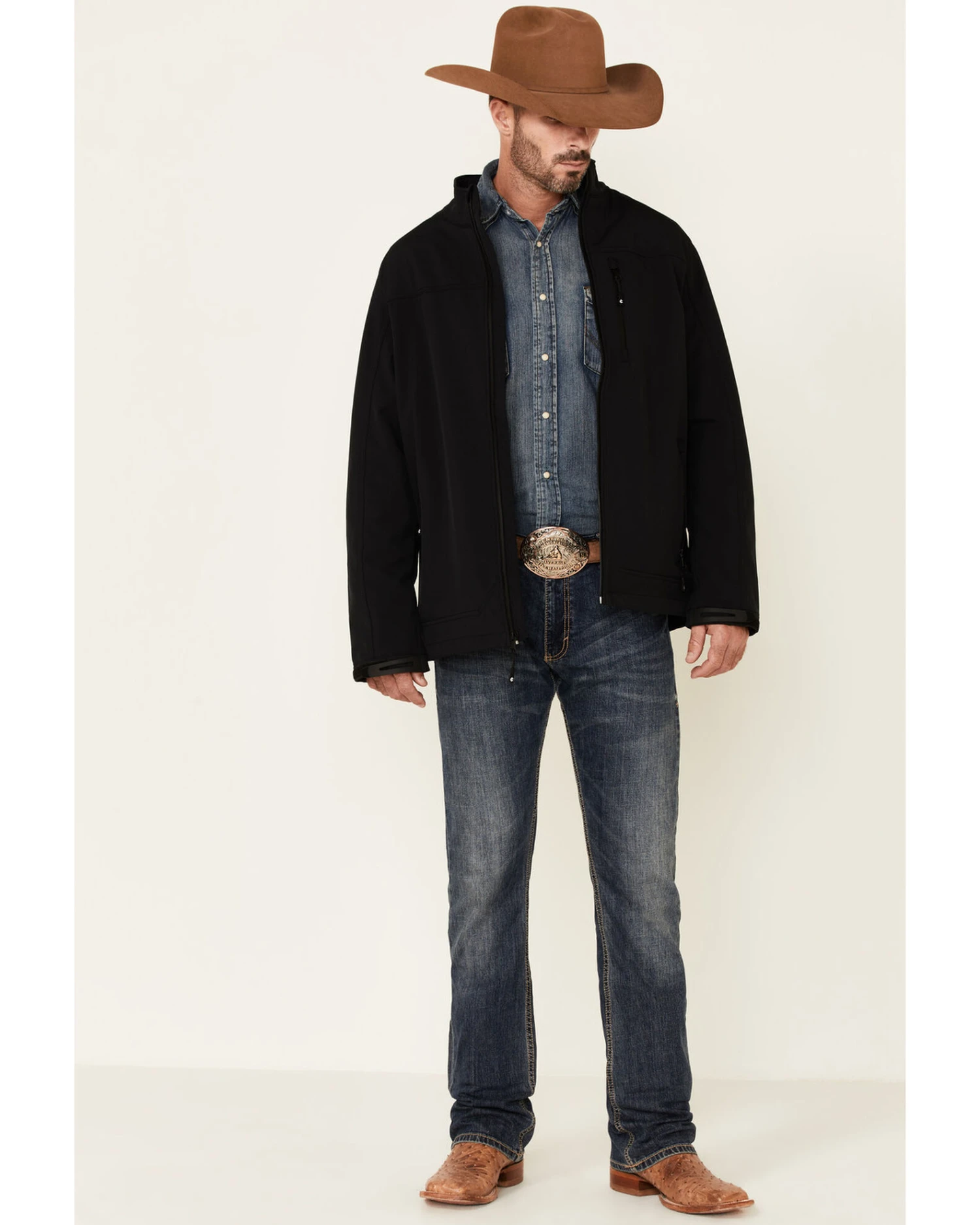 Cody James Core Men's Steamboat Zip-Front Softshell Jacket - Image 2