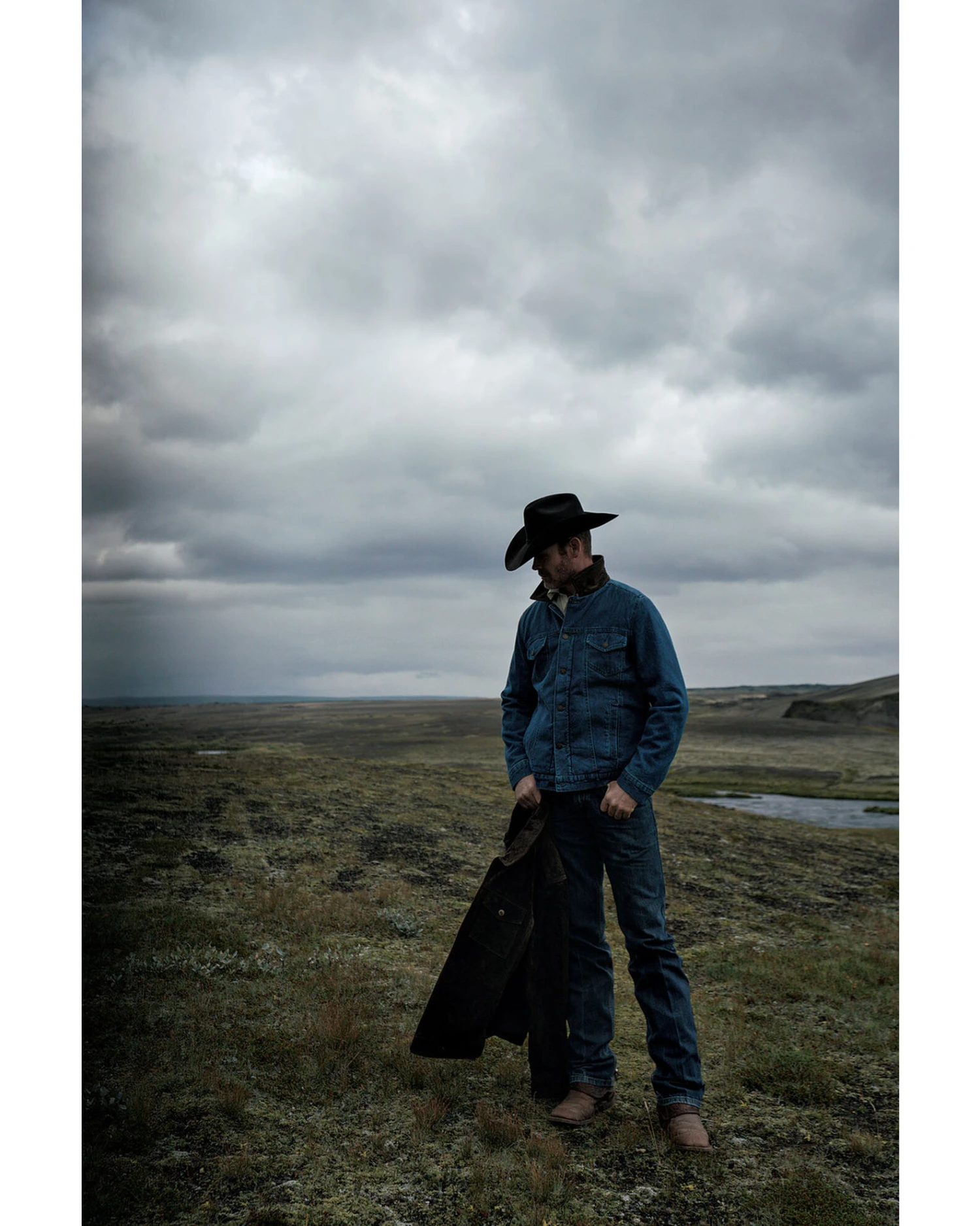 Cody James Men's Grand Teton 3.0 Sherpa-Lined Button-Front Denim JacketÂ