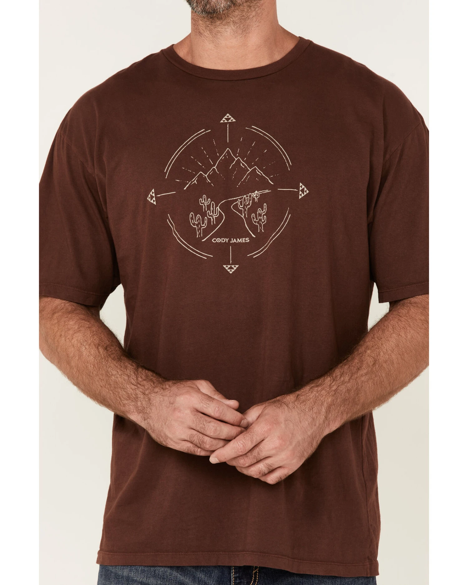 Cody James Men's Desert Compass Graphic Short Sleeve T-Shirt - Image 3