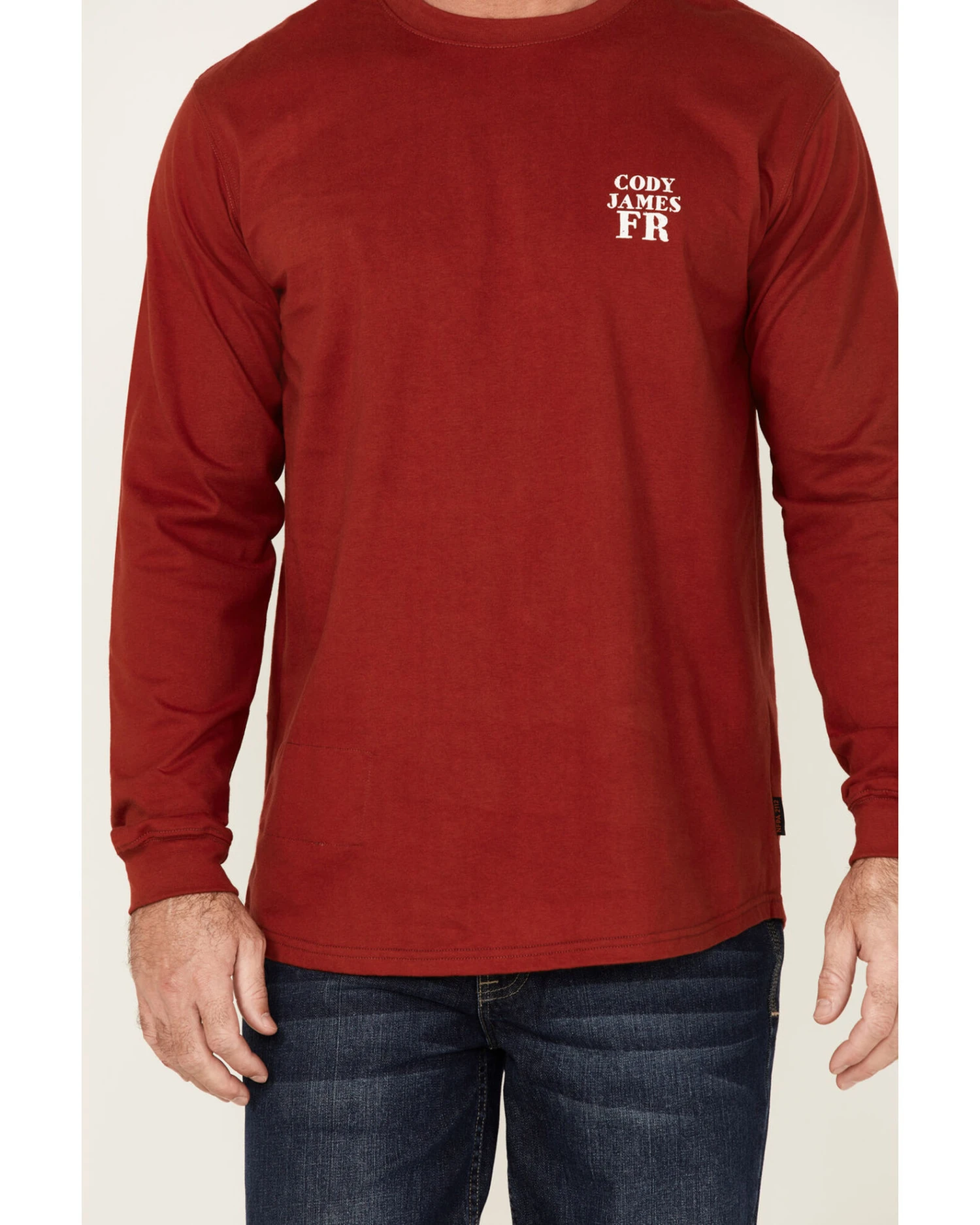 Cody James Men's FR Bossa Nova Graphic Long Sleeve Work T-Shirt - Image 3
