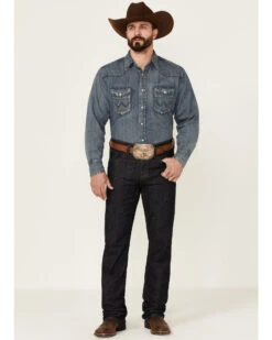 Cody James Men's Heeler Dark Wash Stretch Stackable Straight Leg JeansĀ