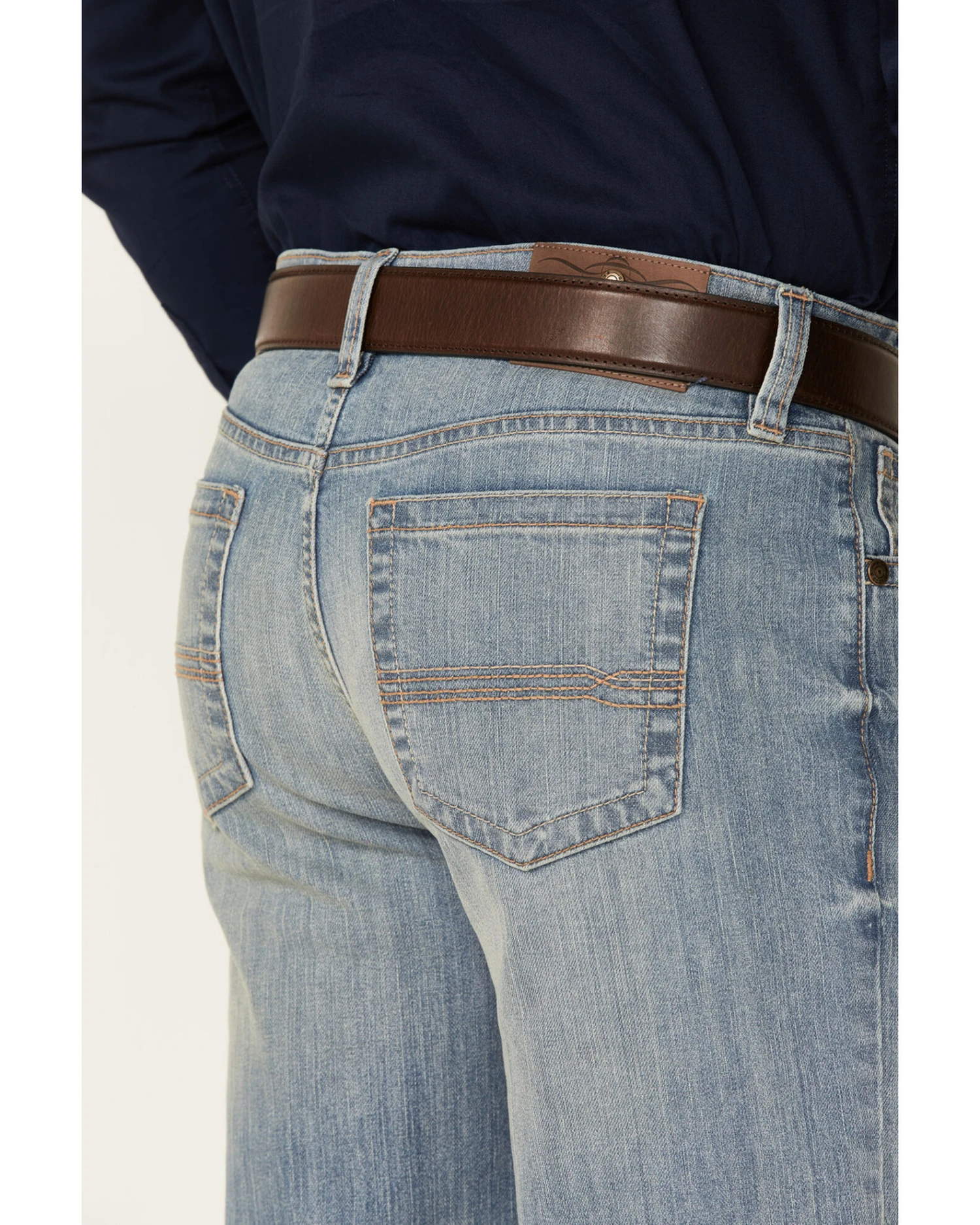 Cody James Men's Trotter Light Wash Stretch Slim Bootcut Jeans - Image 4