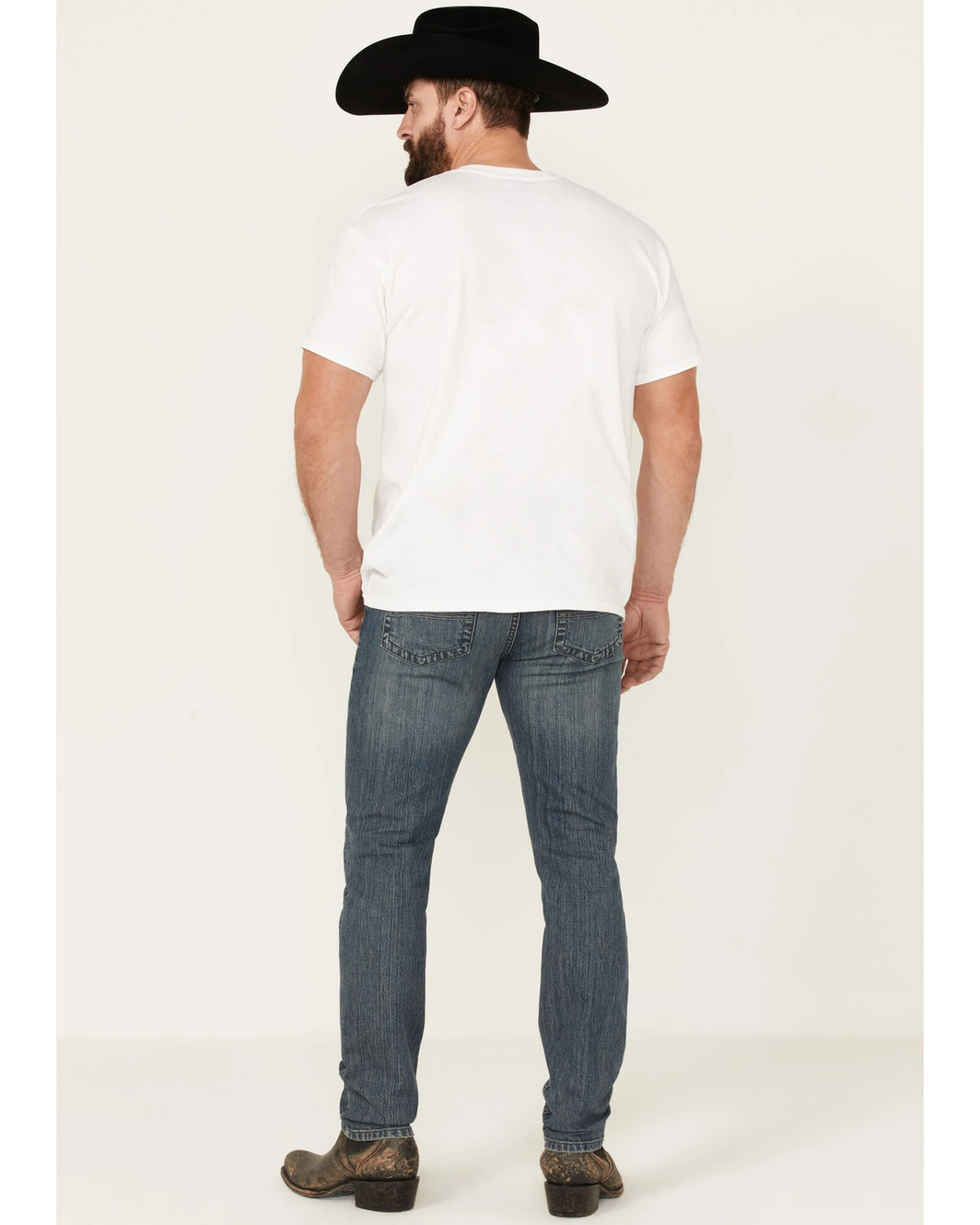 Cody James Men's Blaze Medium Wash Stretch Slim Tapered Jeans - Image 4