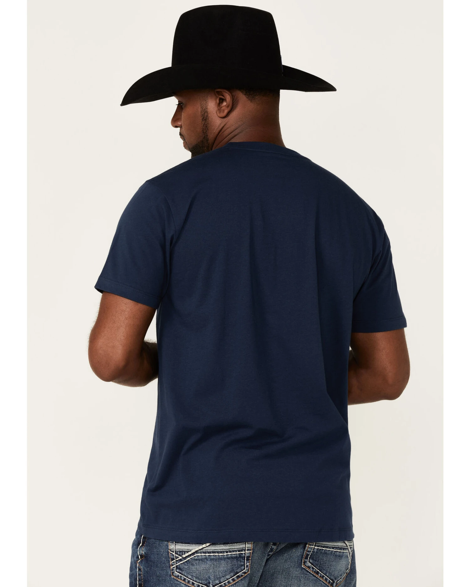 Cody James Men's Navy Southwestern Logo Short Sleeve T-Shirt - Image 4