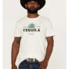 Cody James Men's Tequila Shot Ivory Graphic Short Sleeve T-Shirt 