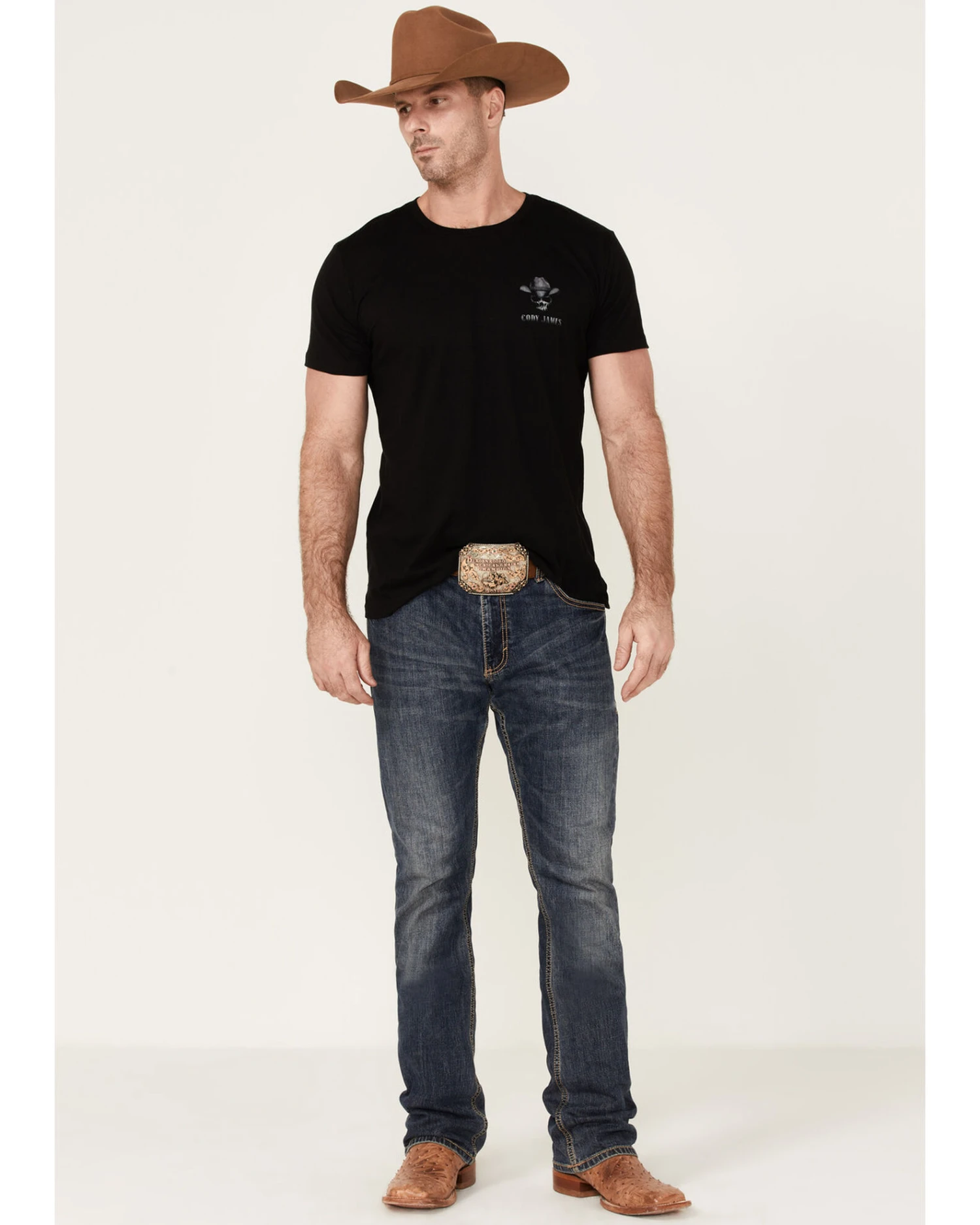 Cody James Men's Card Skull Graphic Short Sleeve T-Shirt - Image 2