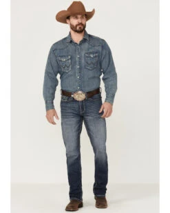 Cody James Men's Moonlight Medium Wash Stretch Slim Straight JeansÂ