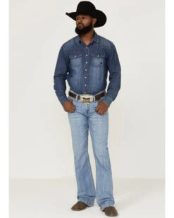 Cody James Men's Ghost Town Stretch Relaxed Bootcut JeansĀ