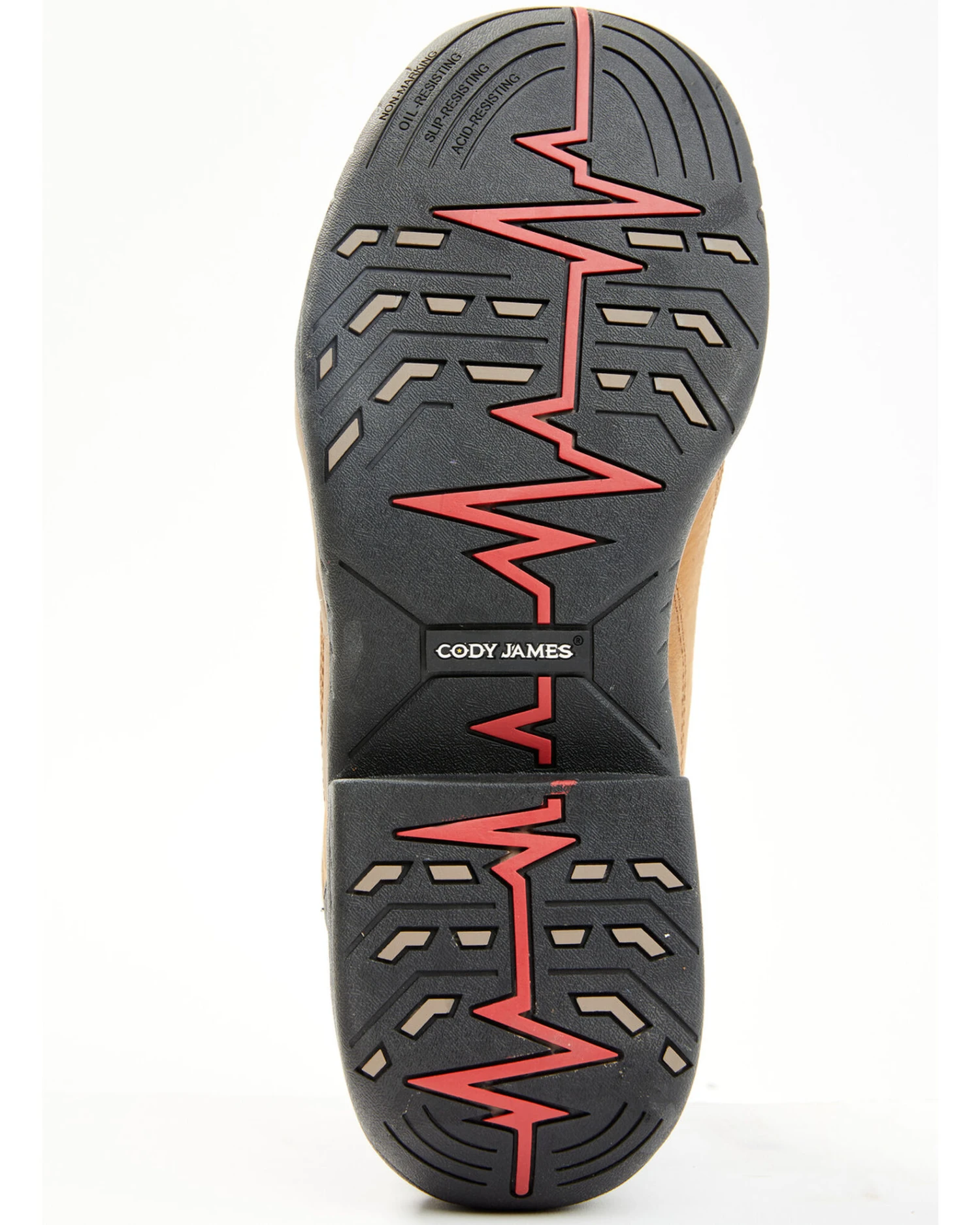 Cody James Men's Endurance Soft Song Shin Buff Lace-Up Work Boots - Round Toe - Image 5