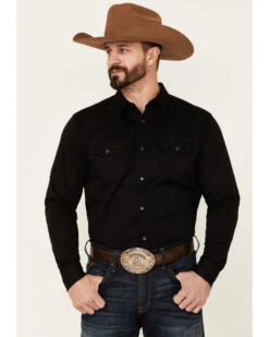 Cody James Men's Solid Treadstone Long Sleeve Snap Western ShirtÂ