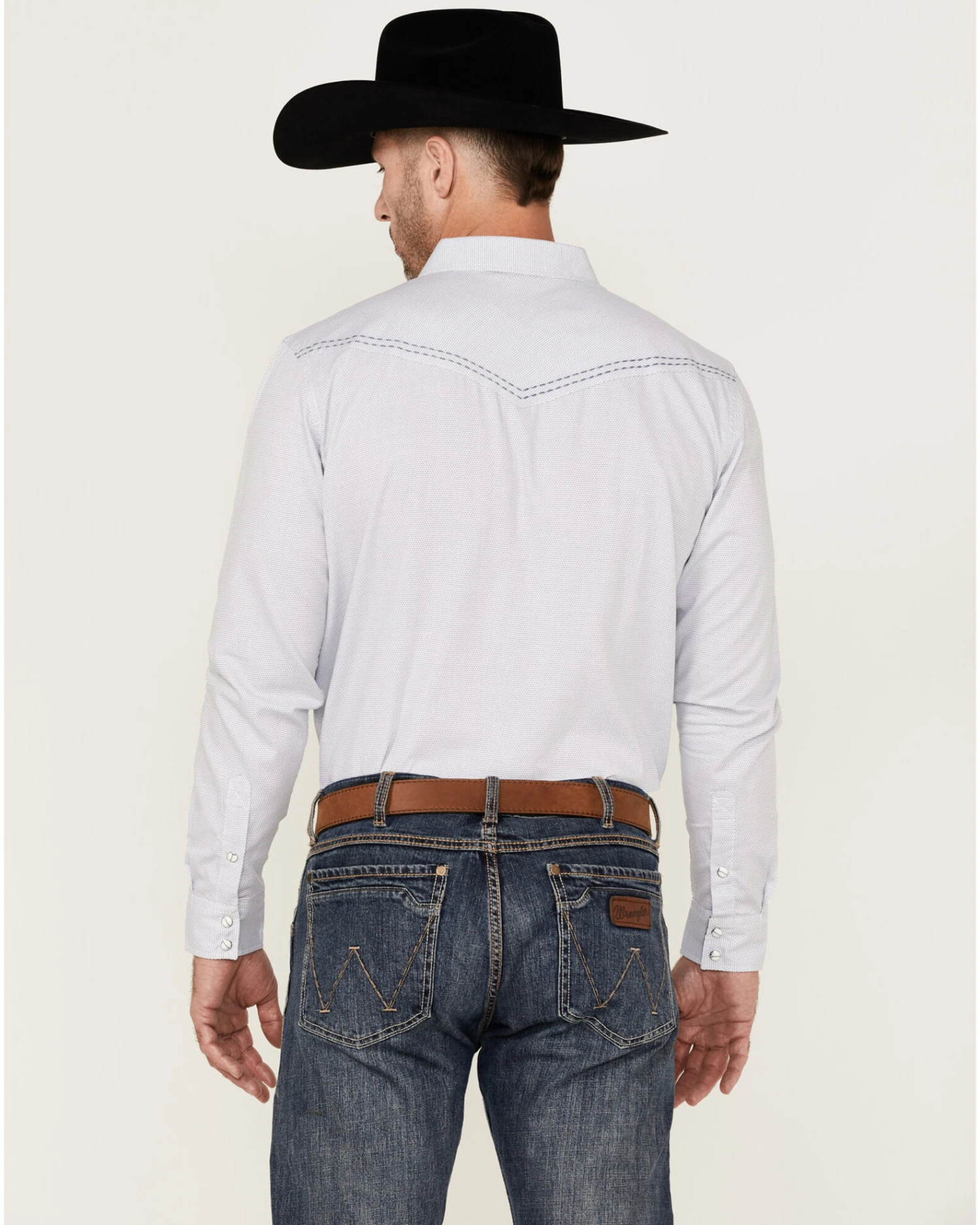 Cody James Men's Sand Creek Tonal Solid Long Sleeve Snap Western Shirt - Big & Tall - Image 4