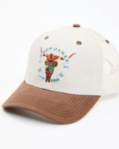 Cody James Men's Live Free Printed Embroidered Skull Mesh-Back Ball CapÂ