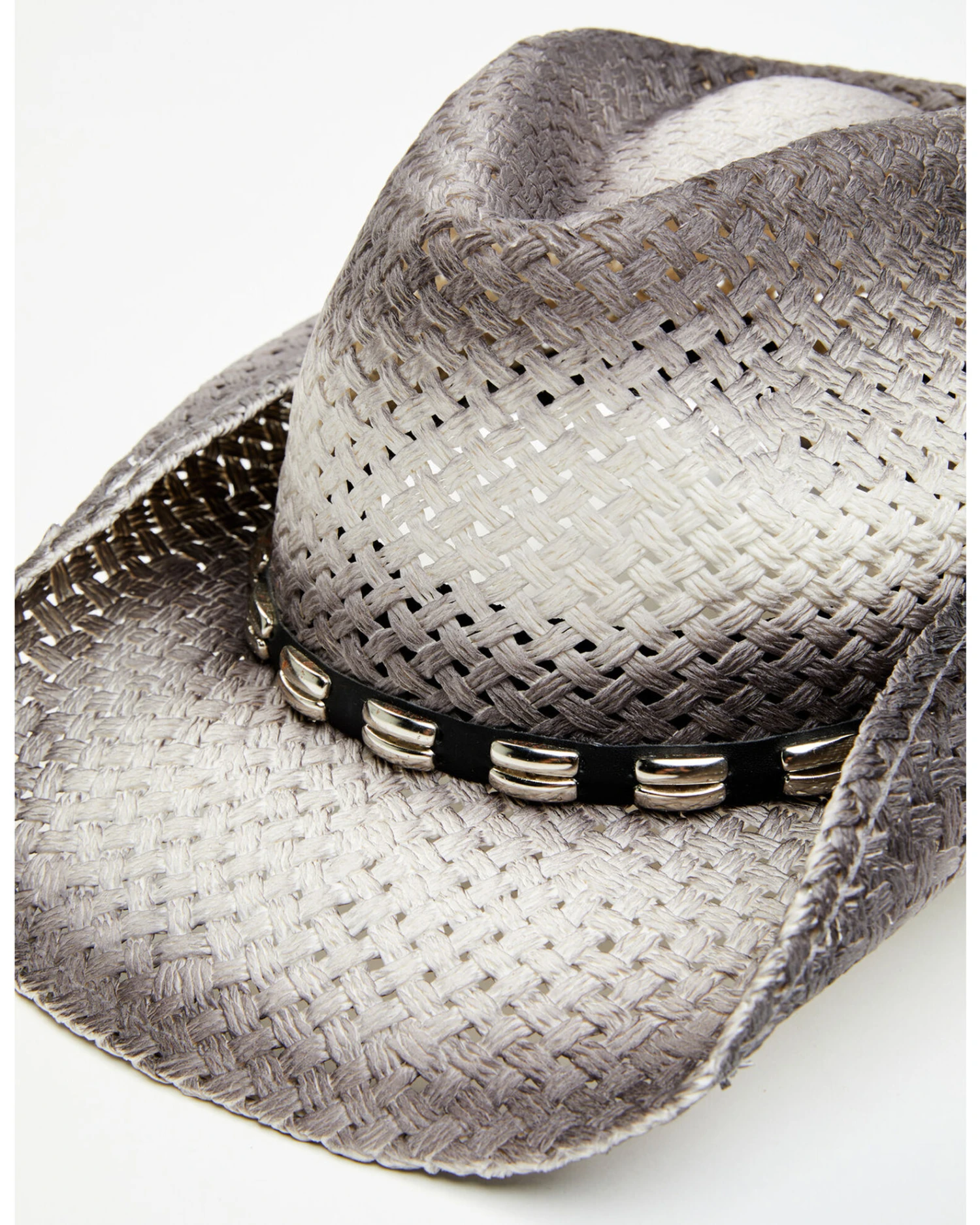 Cody James Men's Ombre Gray Bartolome Straw Hat - Image 2