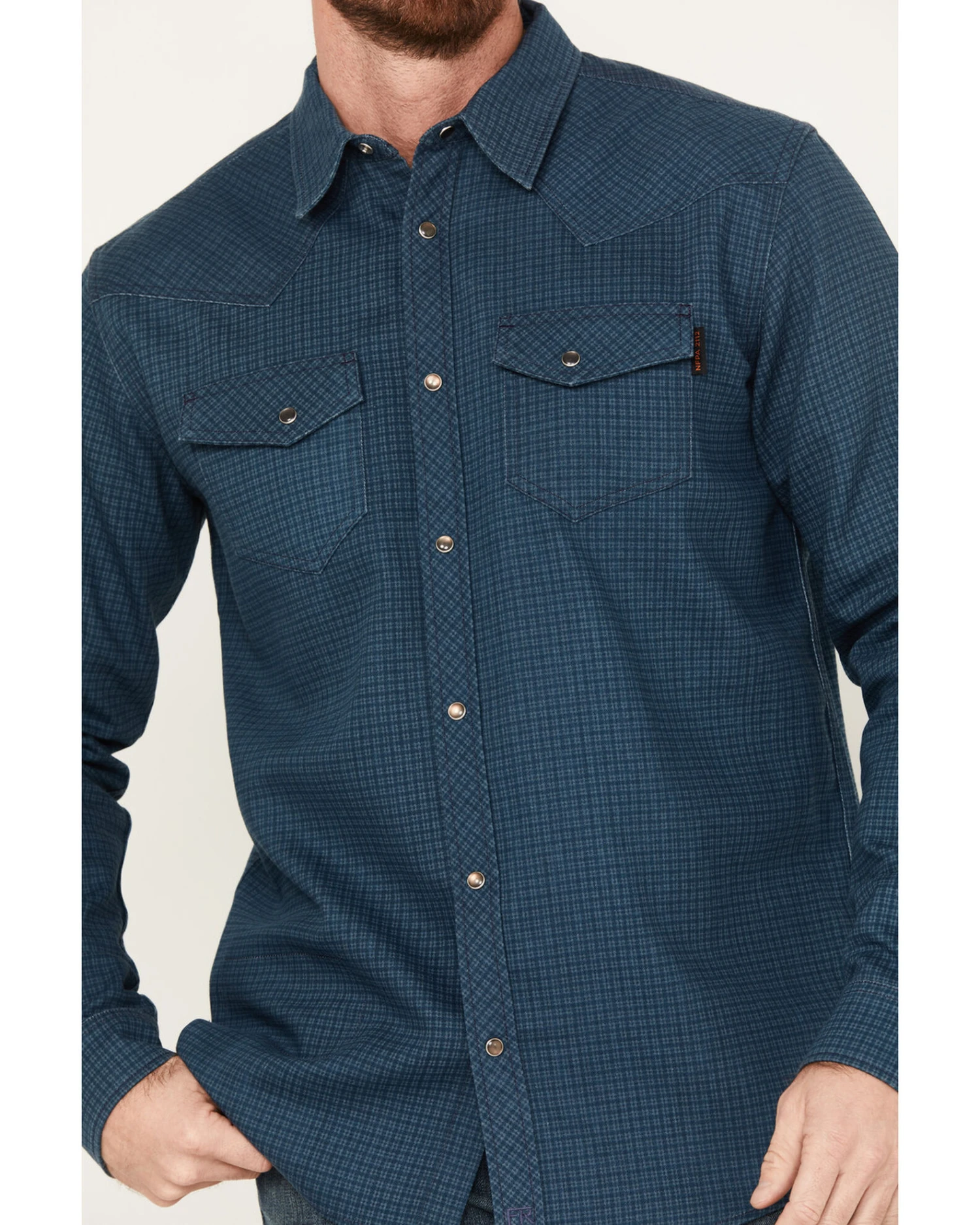 Cody James Men's FR Long Sleeve Pearl Snap Work Shirt - Image 3