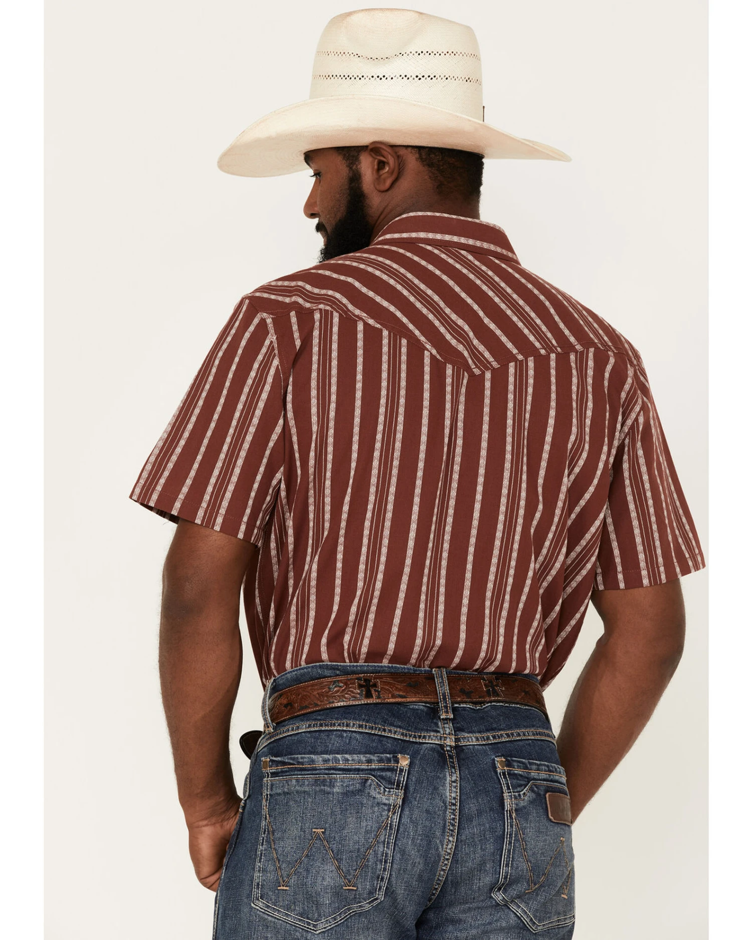 Cody James Men's Guerrero Stripe Snap Western Shirt - Image 4