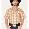 Cody James Men's Charro Large Plaid Snap Western Shirt 