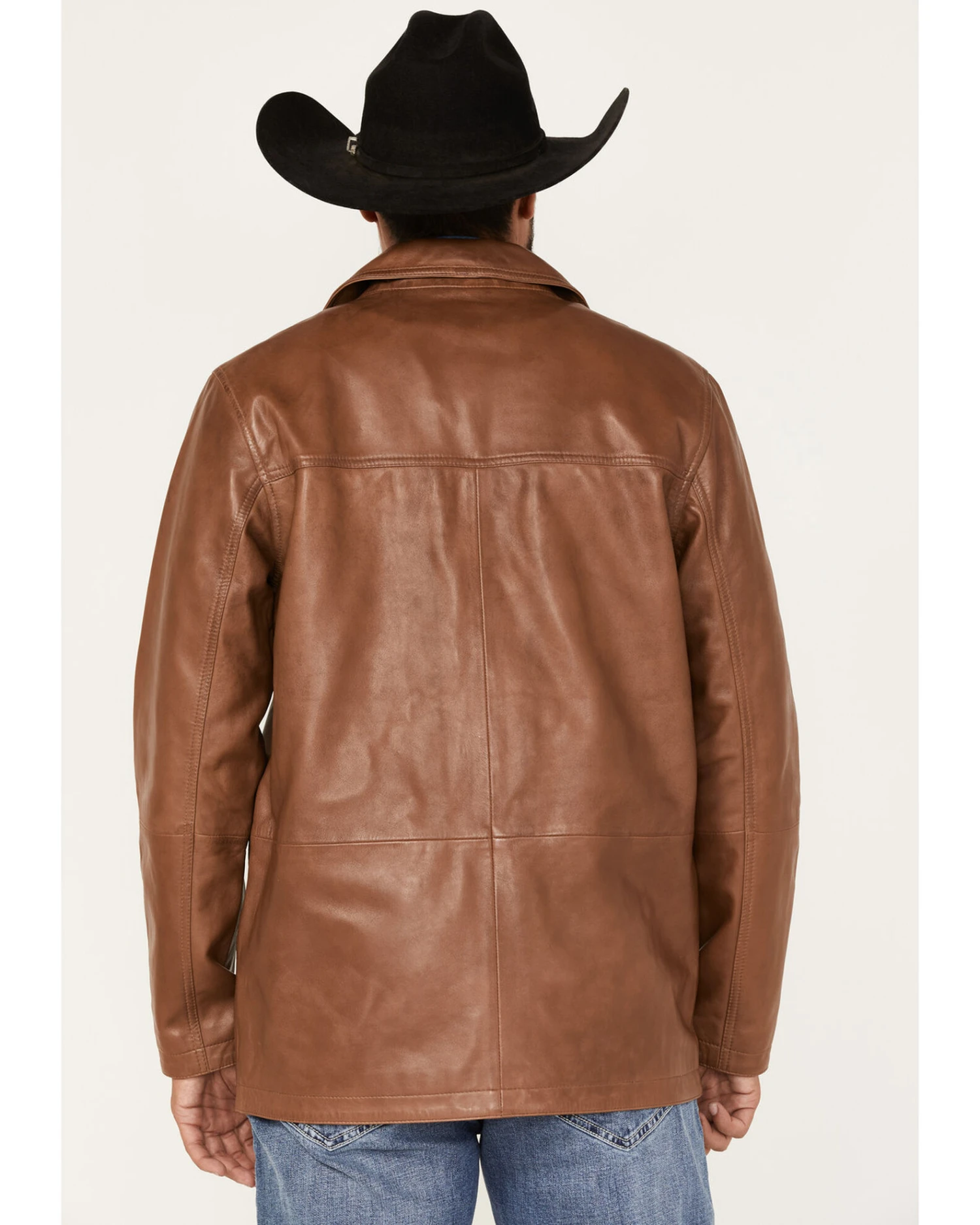 Cody James Men's Dale Leather Field Jacket - Image 4