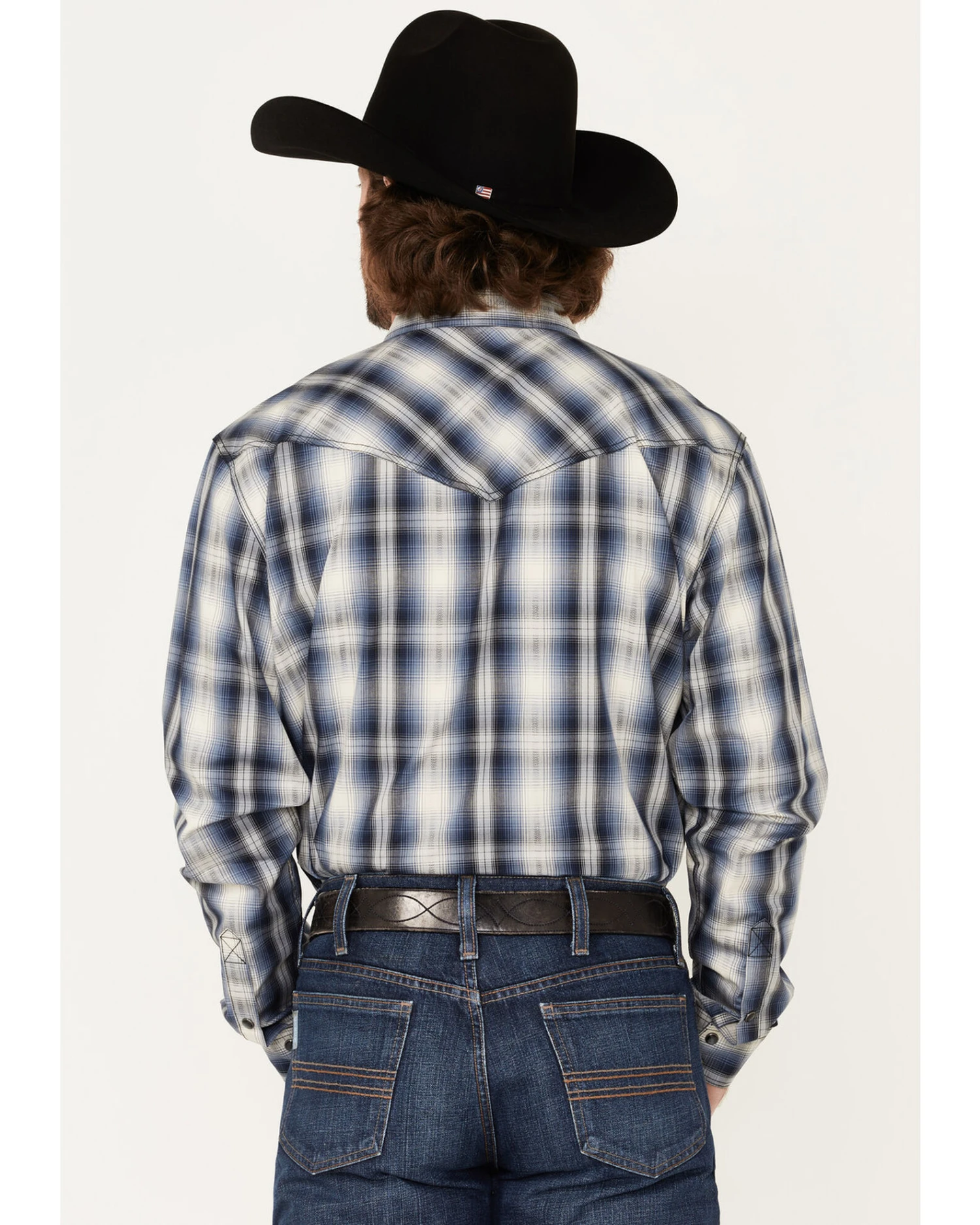 Cody James Men's Trailblazer Large Plaid Snap Western Shirt - Big & Tall - Image 4