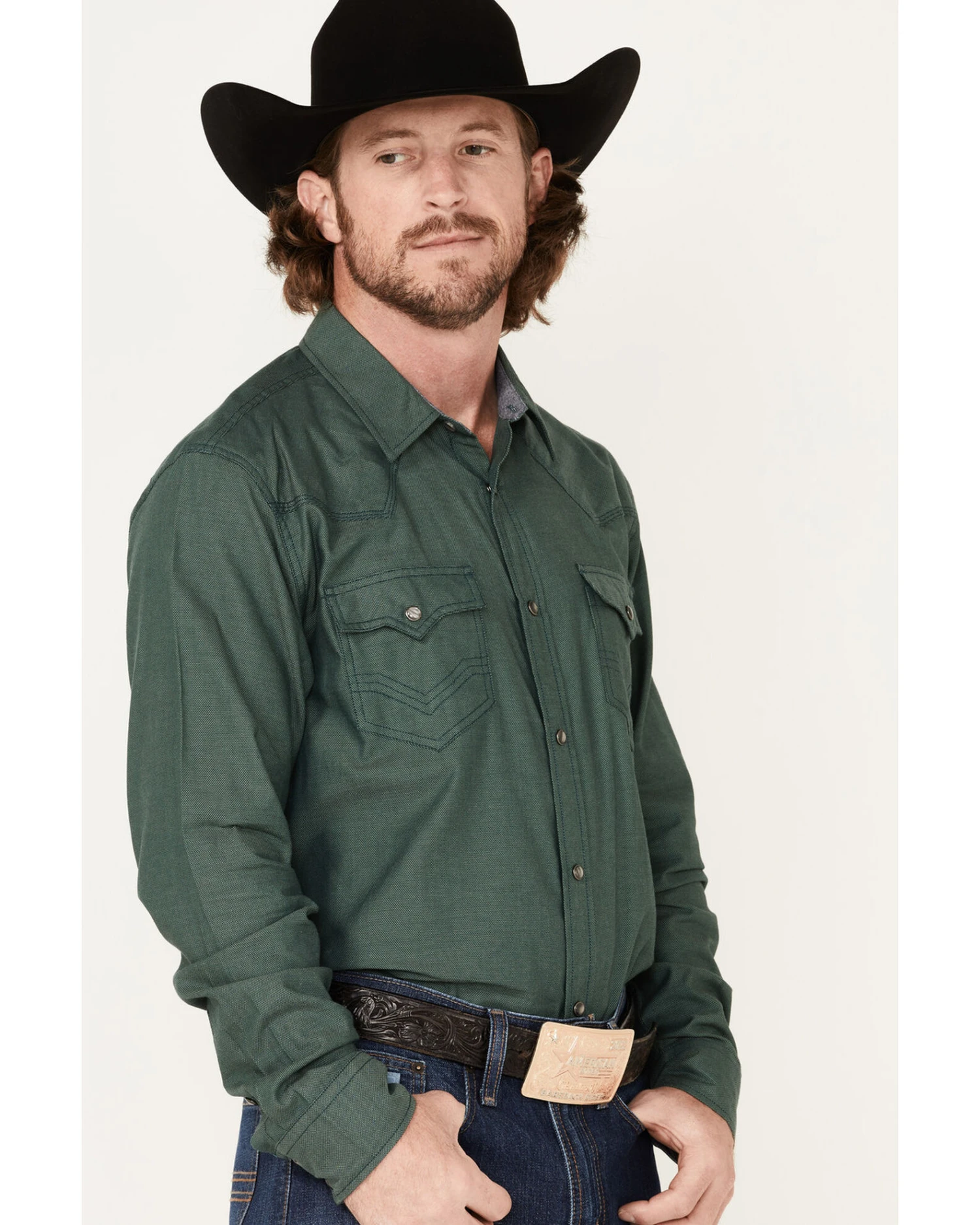 Cody James Men's Primitive Long Sleeve Snap Western Shirt - Image 2